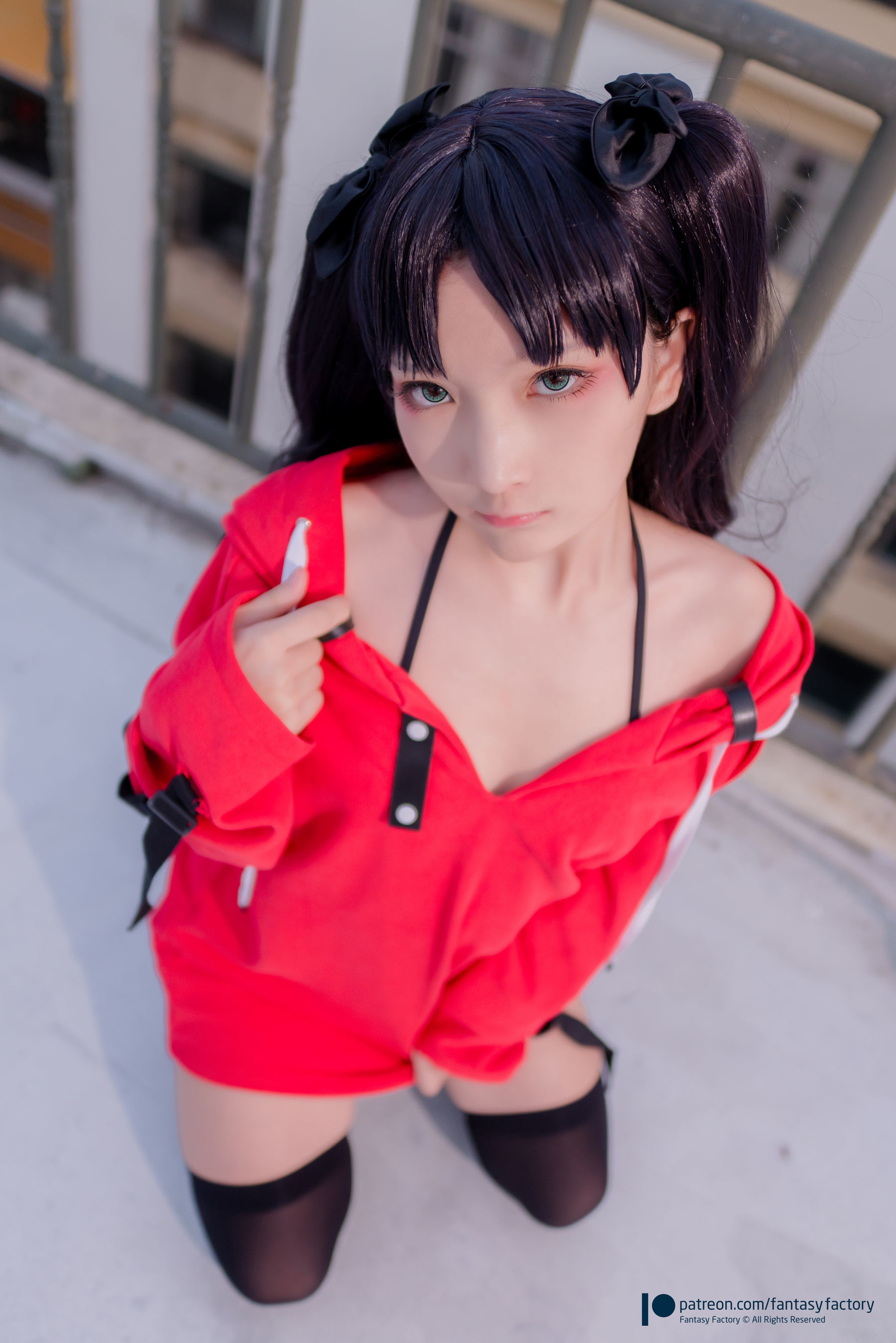 [Fantasy Factory] 小丁Cosplay – 单车少女 黑胶 情趣网衫 Cosplay-第57张