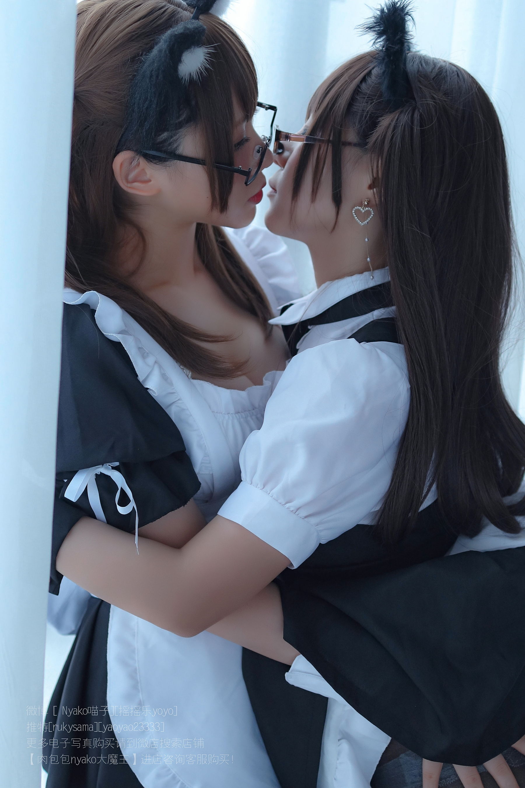 [萝莉COS] 摇摇乐yoyoNyako喵子 – 诱人女仆 Cosplay-第49张