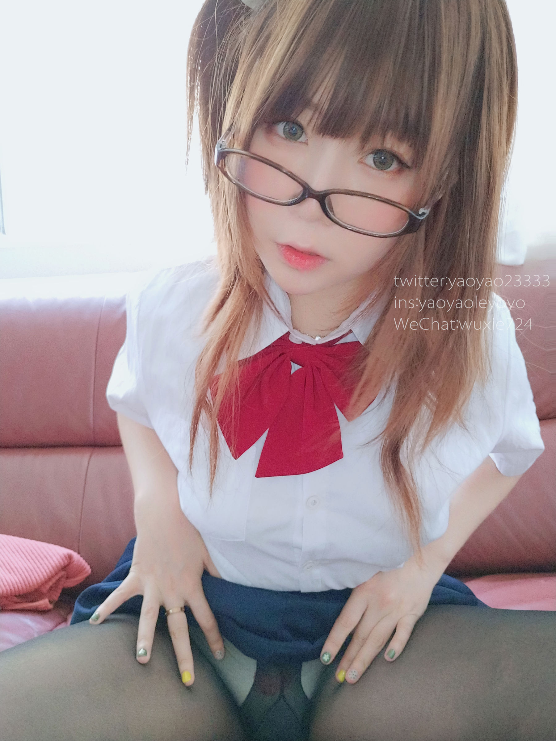 [萝莉COS] 摇摇乐yoyo – 清纯JK小学妹 Cosplay-第13张