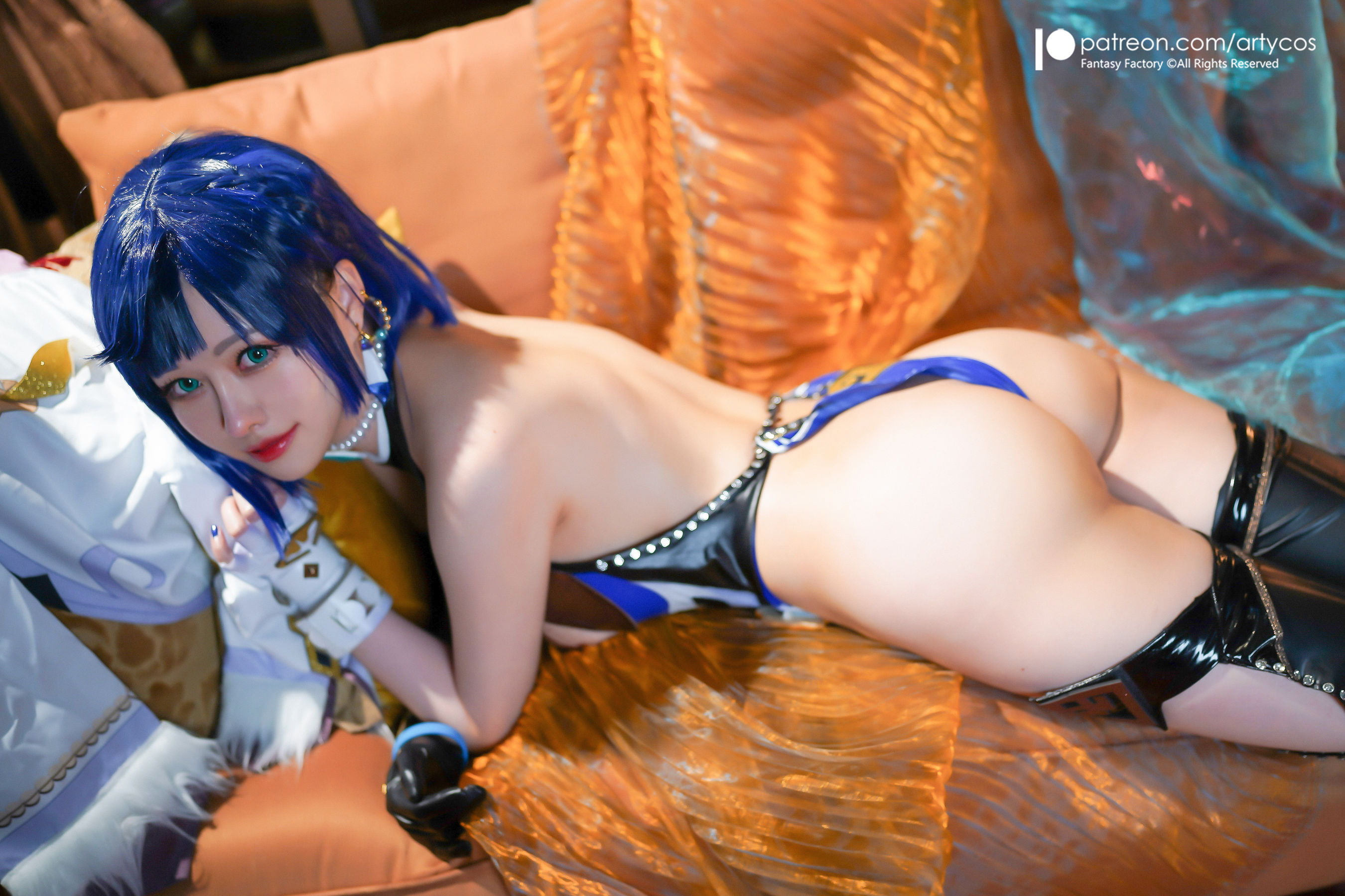 COS妹子Arty亞緹 – Genshin Yelan Cosplay-第21张