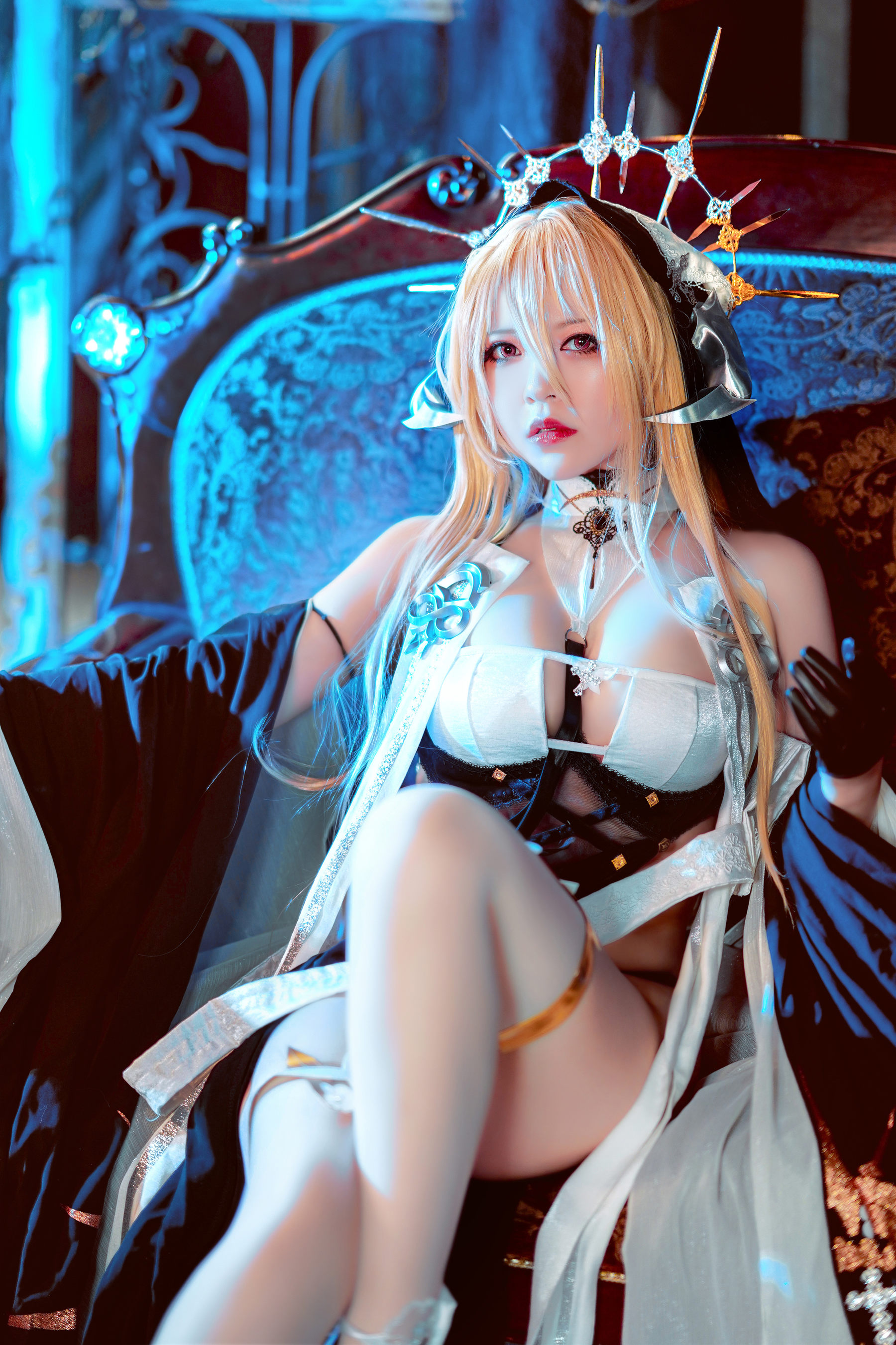 半半子 – 修道女 Cosplay-第53张