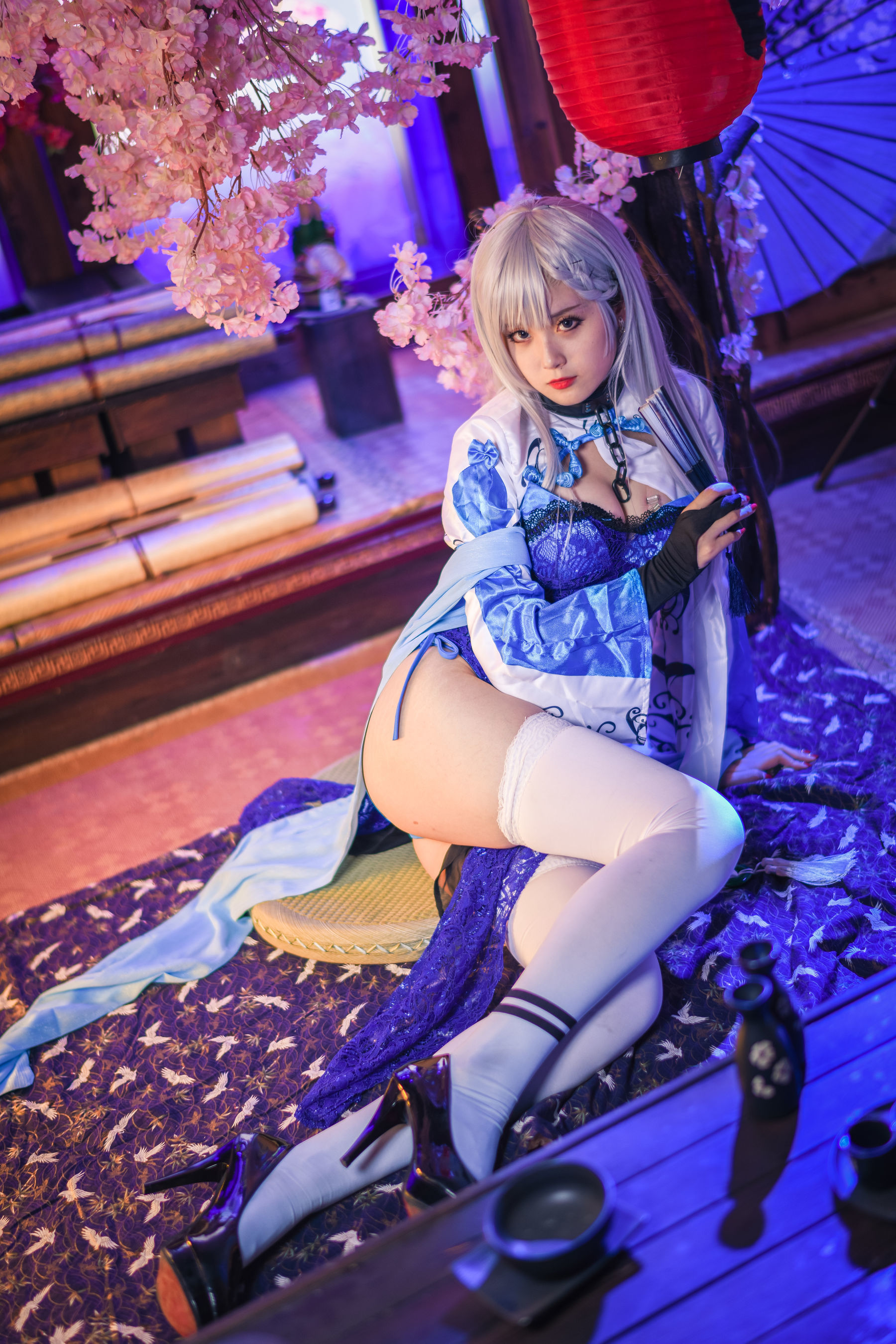 Coser小姐姐Akisoso秋楚楚 贝法 不知火 Cosplay-第31张