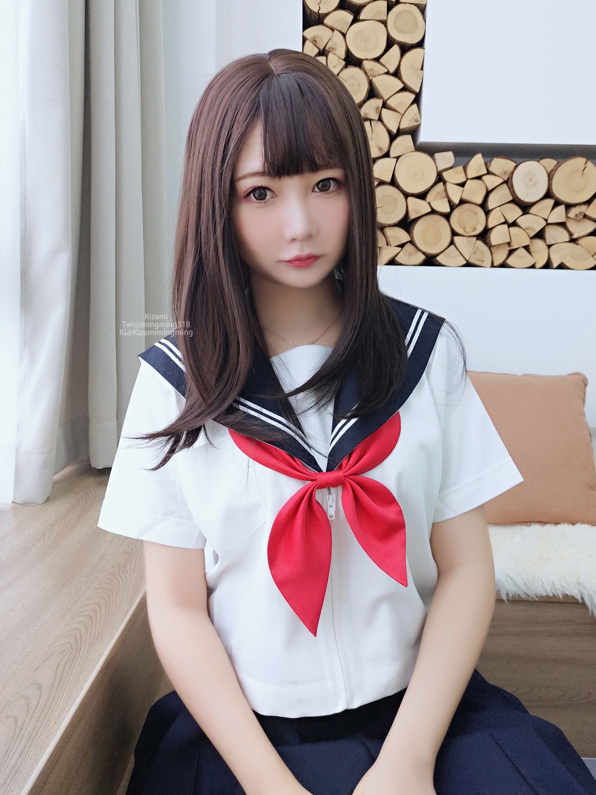 [銘銘Kizami] fantia 黒いストッキング Cosplay-第11张