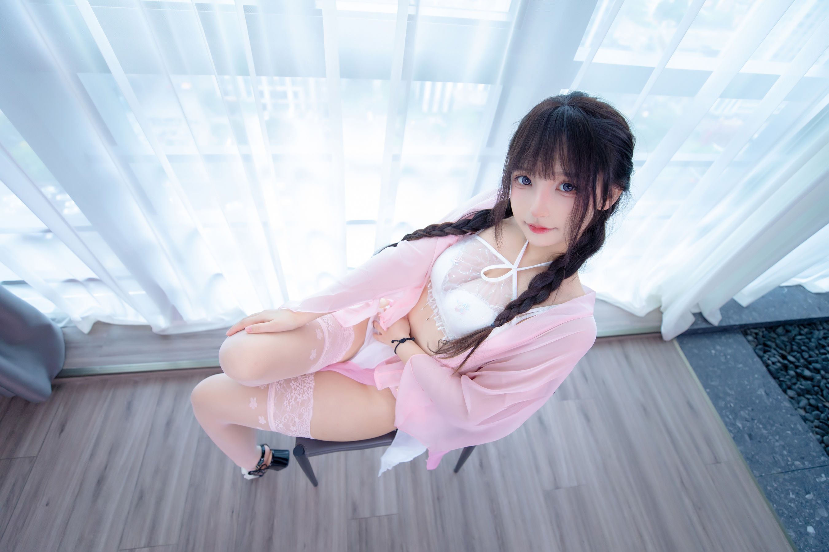 萝莉神楽板真冬 之桃花潭水 Cosplay-第60张