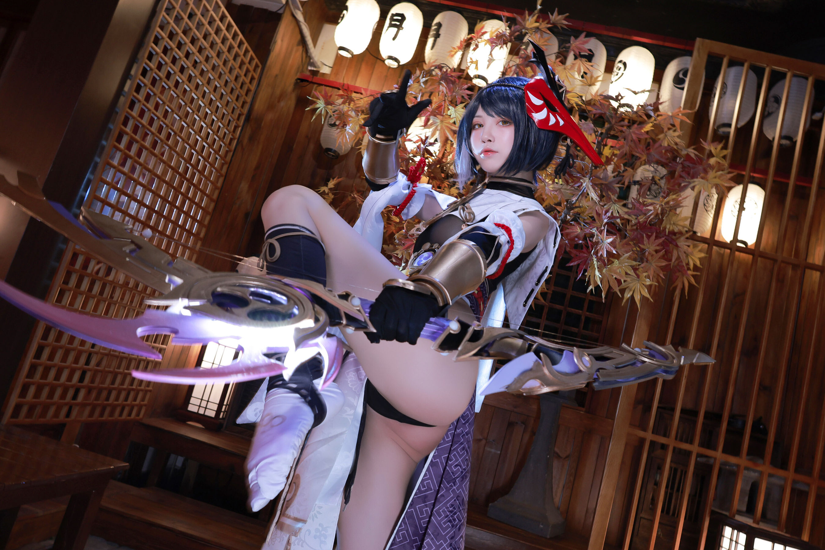 动漫博主水淼aqua – 九条裟羅 Cosplay-第36张