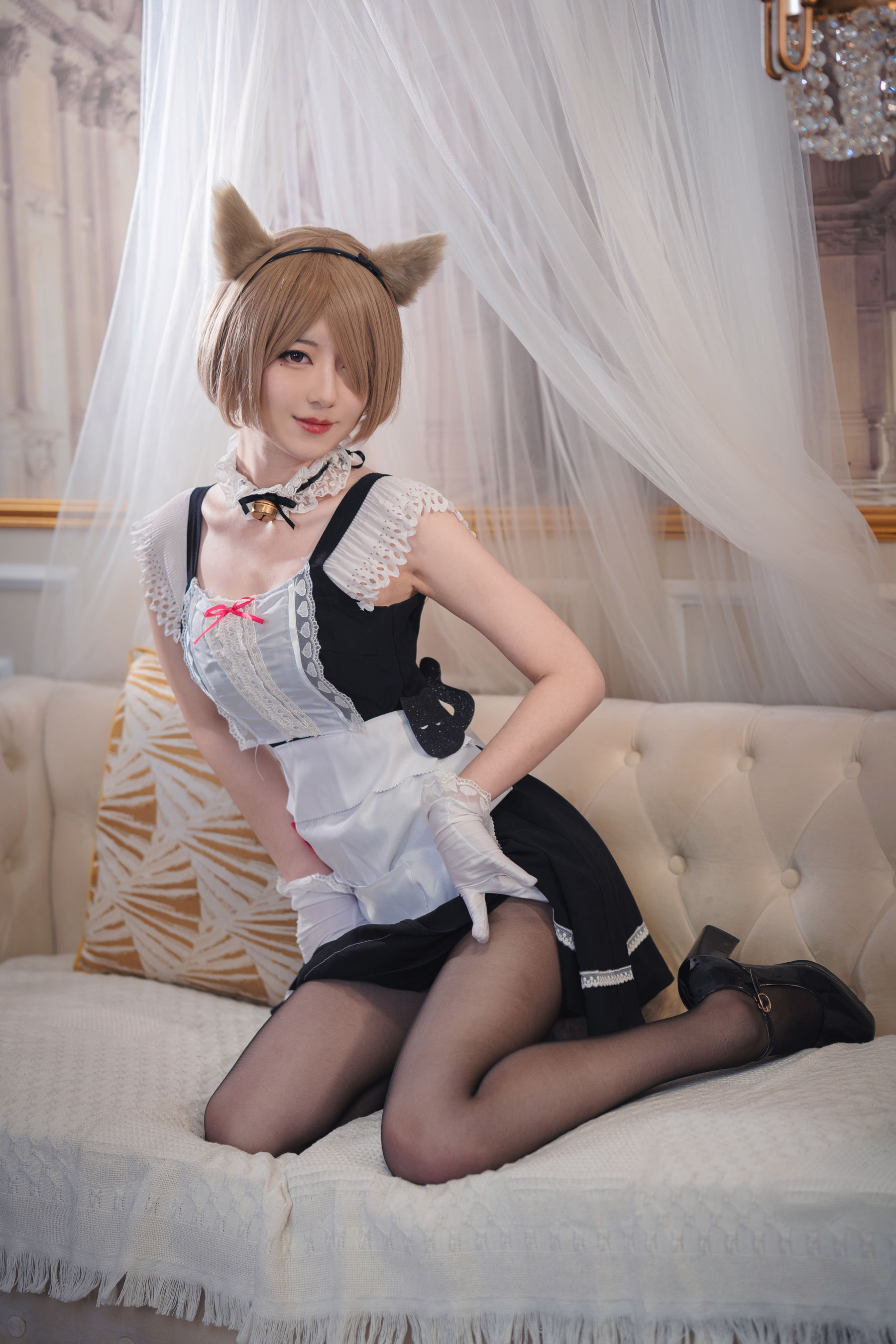 小姐姐弥音音ww – 丽塔 女仆 Cosplay-第9张