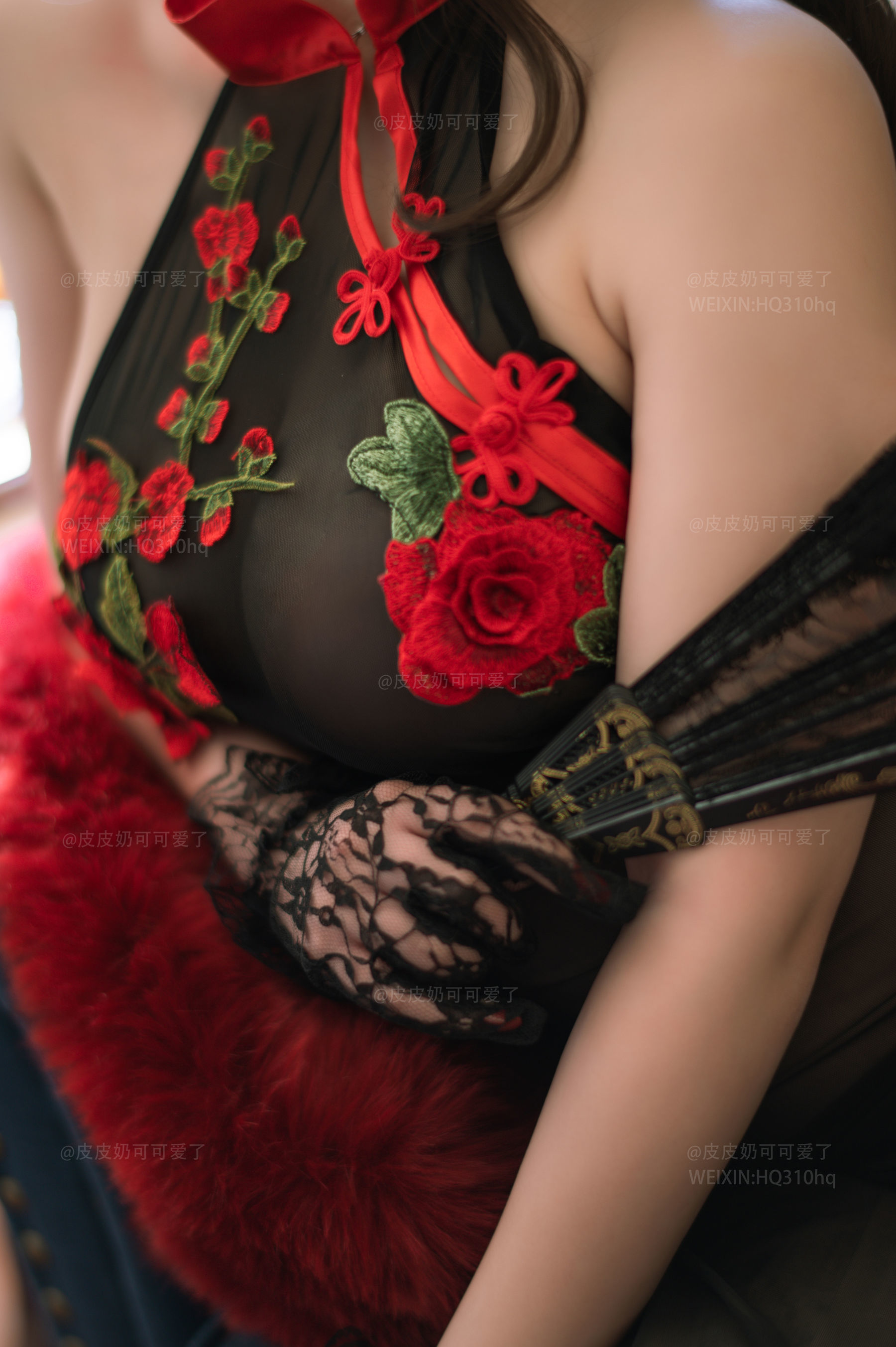 皮皮奶可可爱了啦 玫瑰 Cosplay-第20张