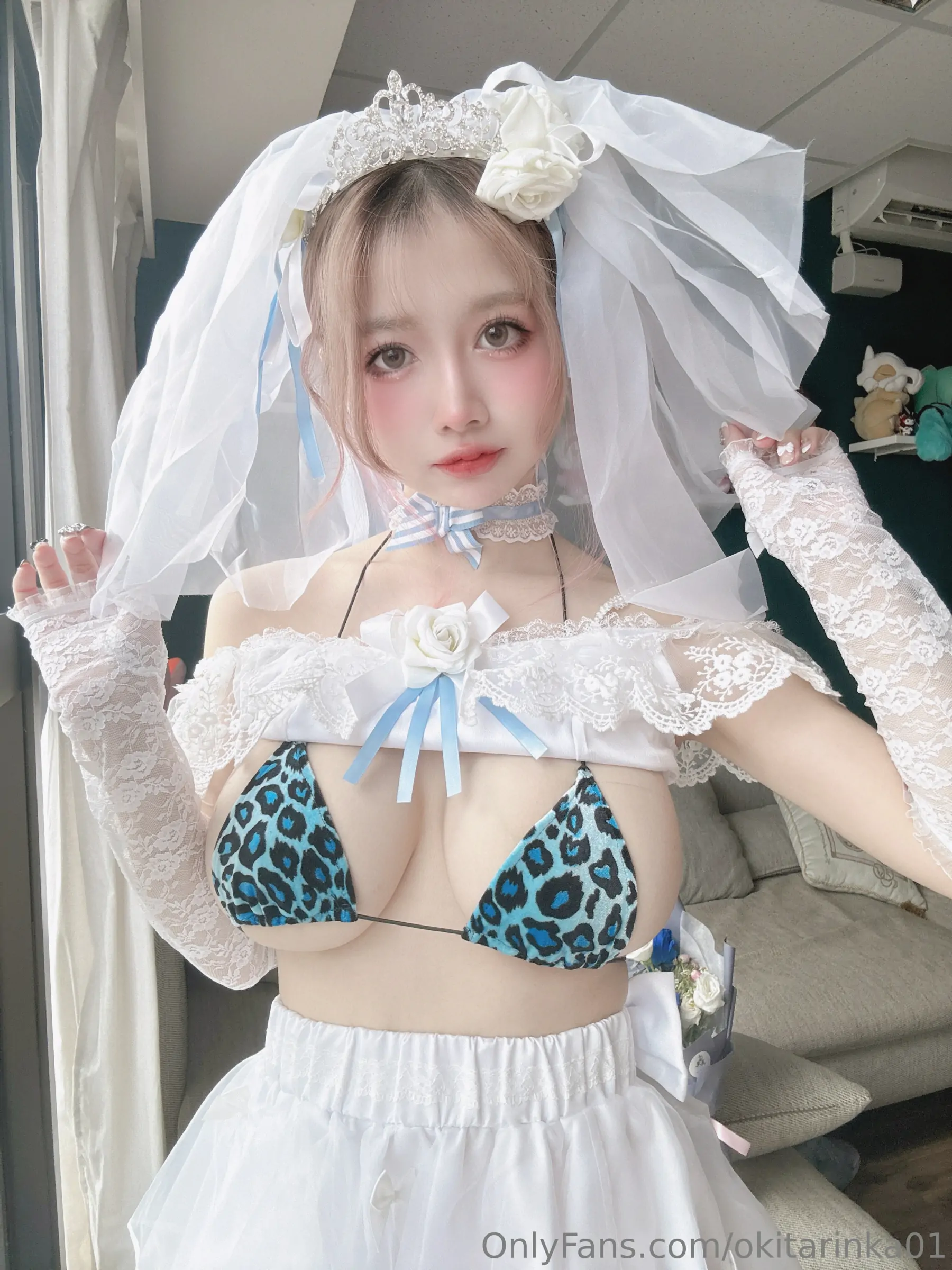 沖田凜花Rinka – 婚纱 Cosplay-第4张