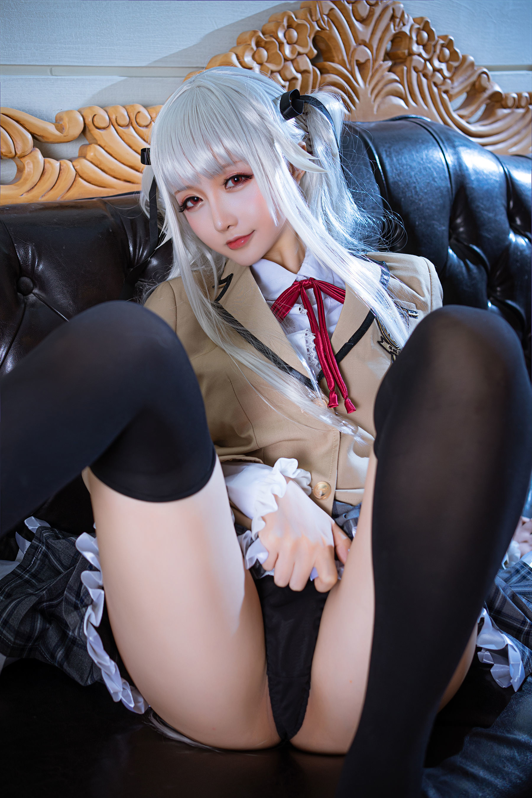 Coser小姐姐星之迟迟 – 篝之雾枝 JK Cosplay-第9张