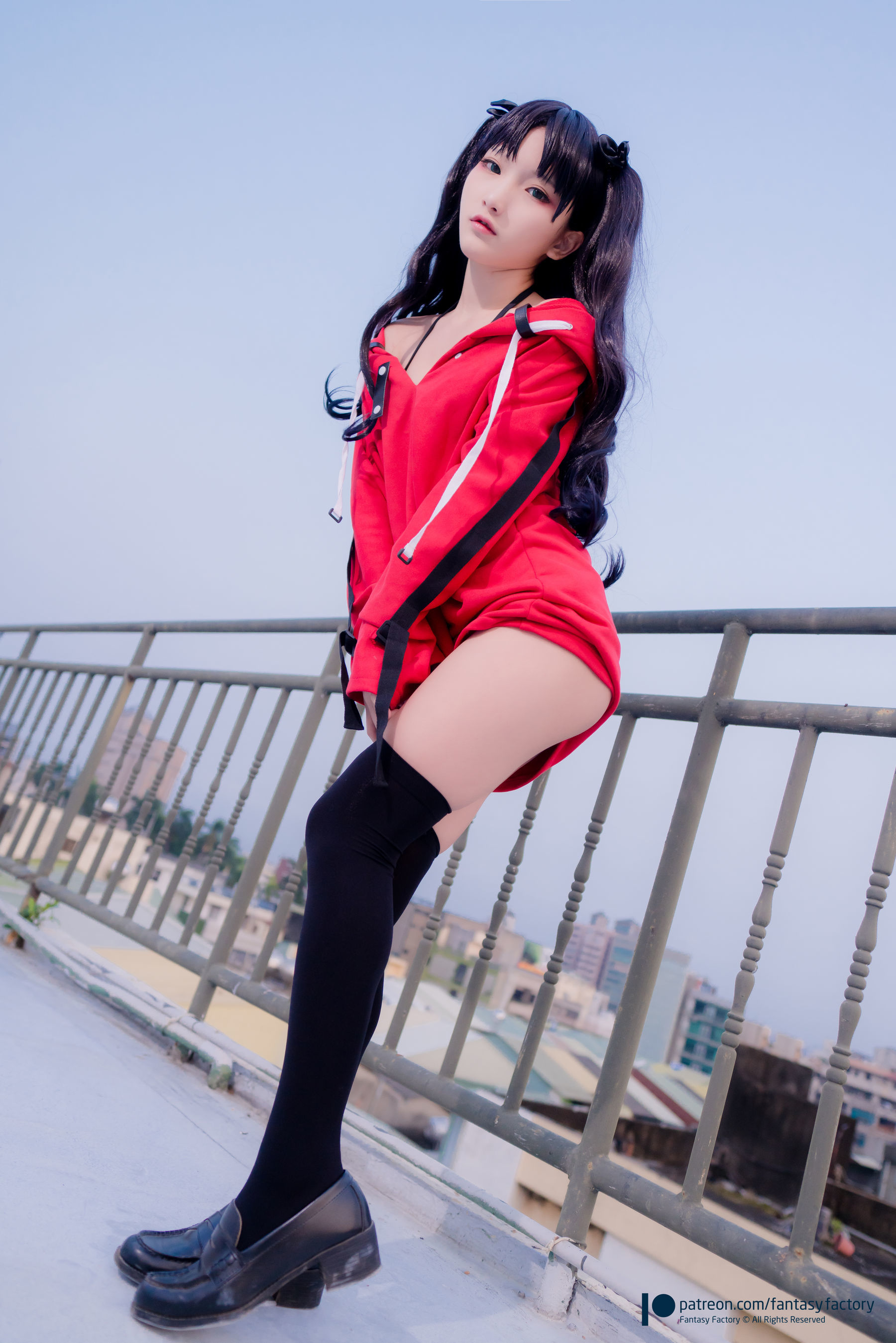 [Fantasy Factory] 小丁Cosplay – 单车少女 黑胶 情趣网衫 Cosplay-第49张