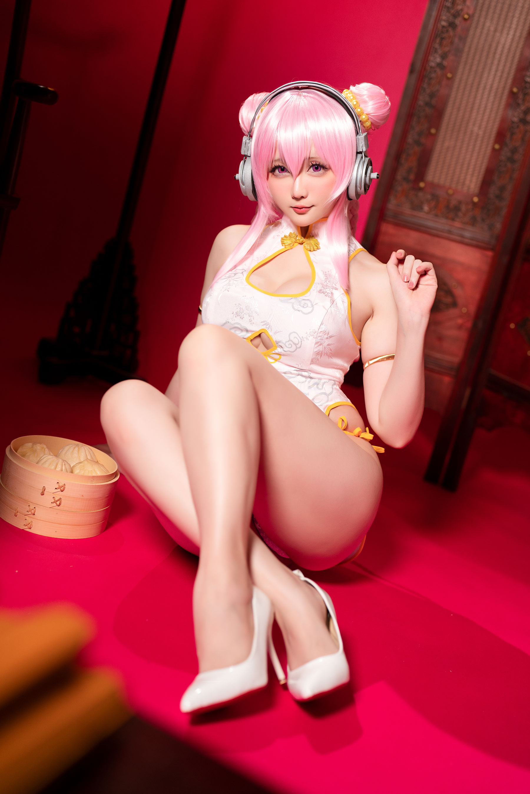 Coser小姐姐星之迟迟 – 索尼子旗袍 Cosplay-第40张