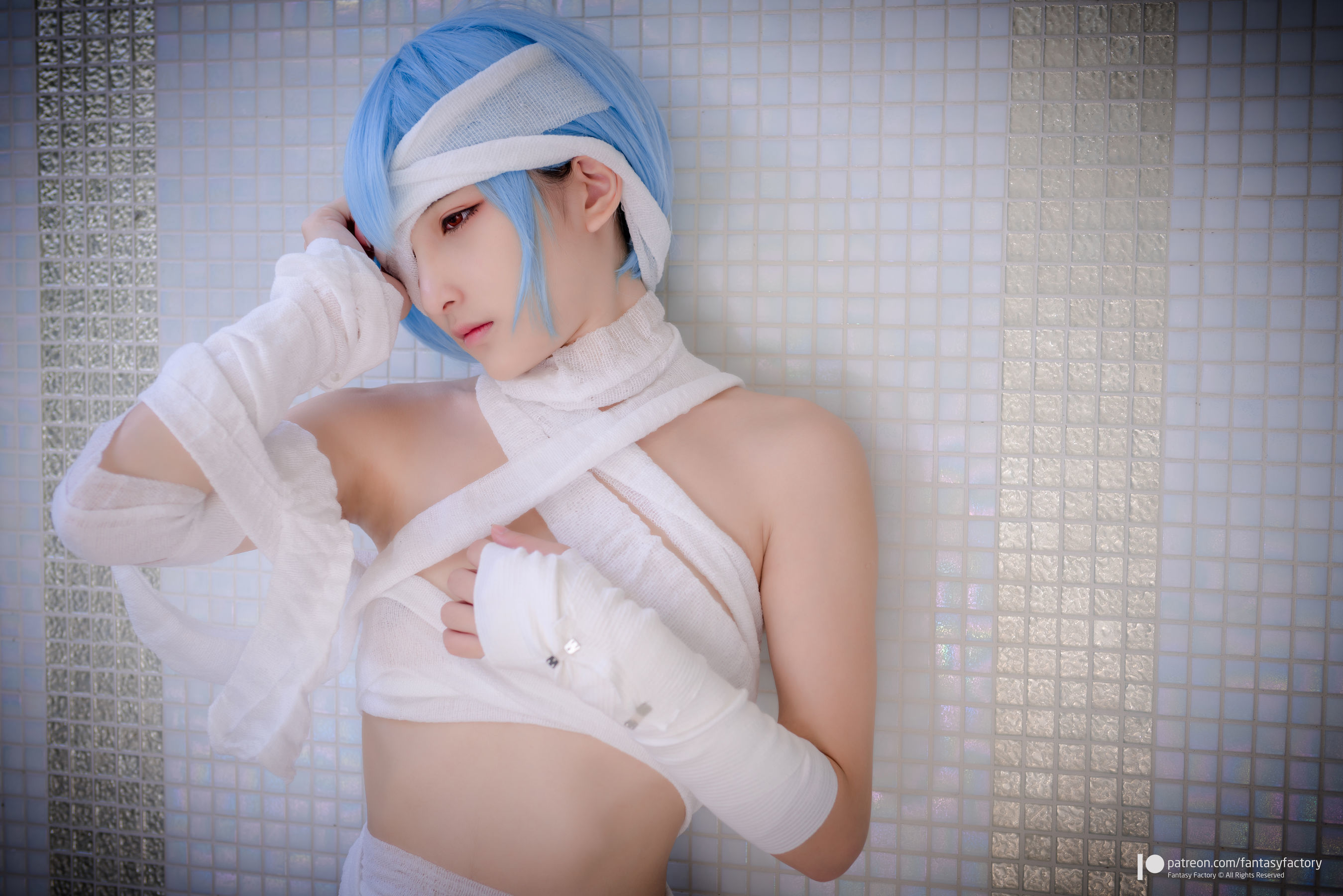 [Fantasy Factory] 小丁Cosplay – 魔女 浴池 黑丝 Cosplay-第18张