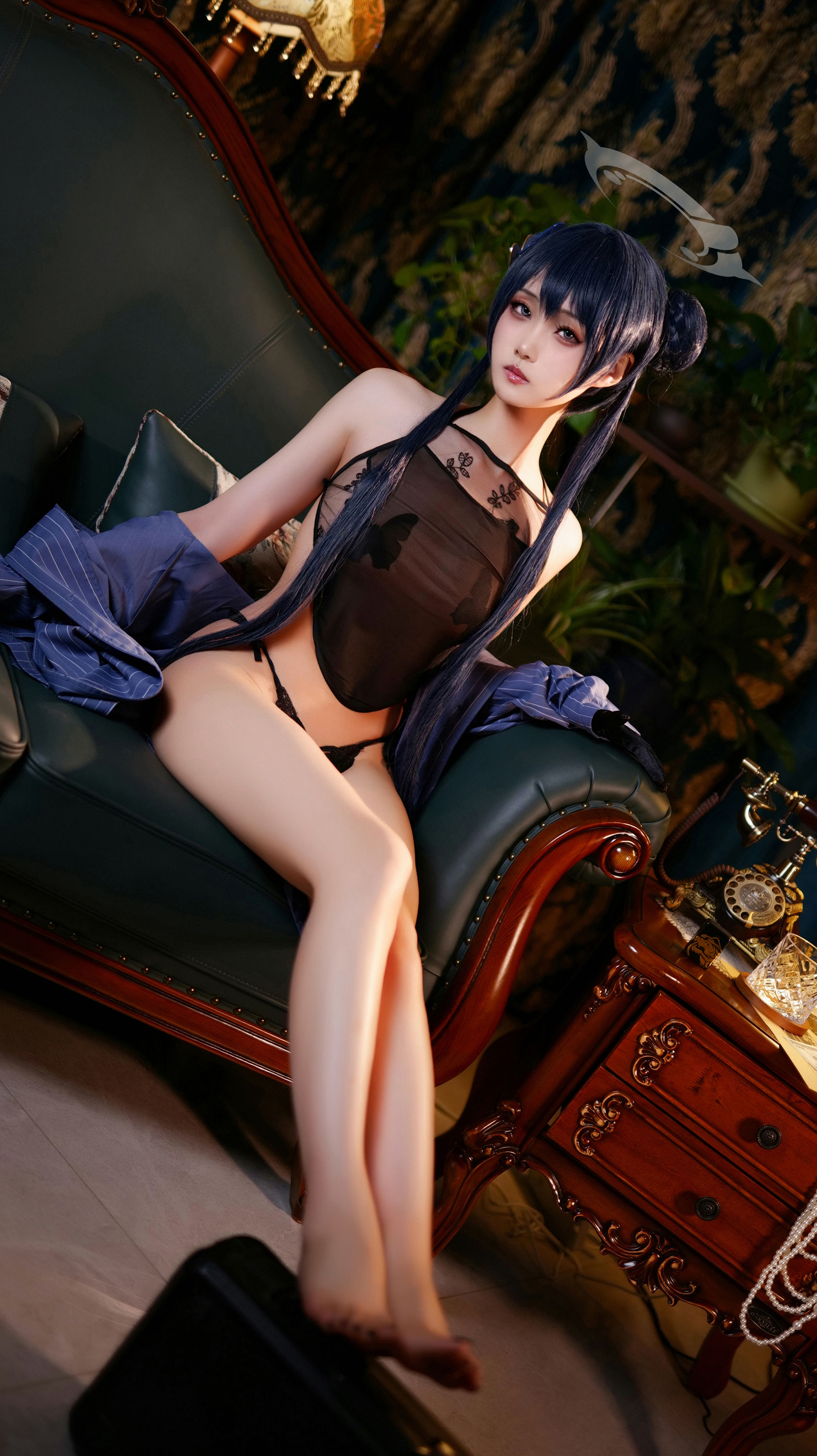 曉美媽 – 碧蓝档案 妃咲 Cosplay-第50张