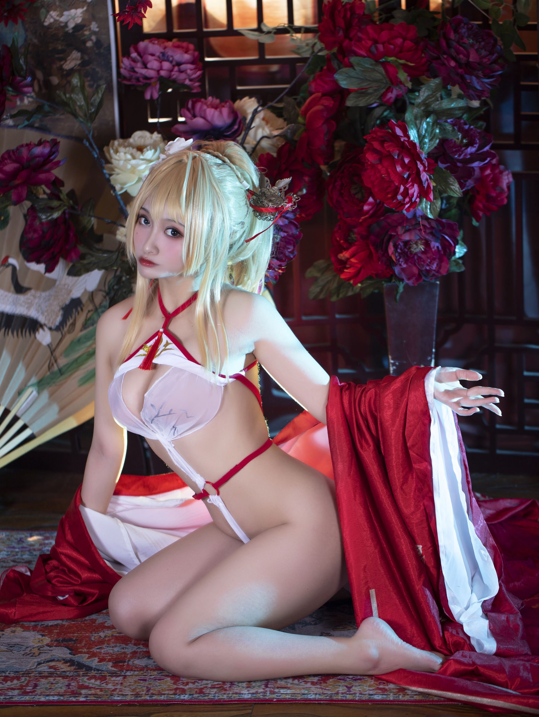 动漫博主洛璃LoLiSAMA – 光荣凉夜香雪 Cosplay-第36张