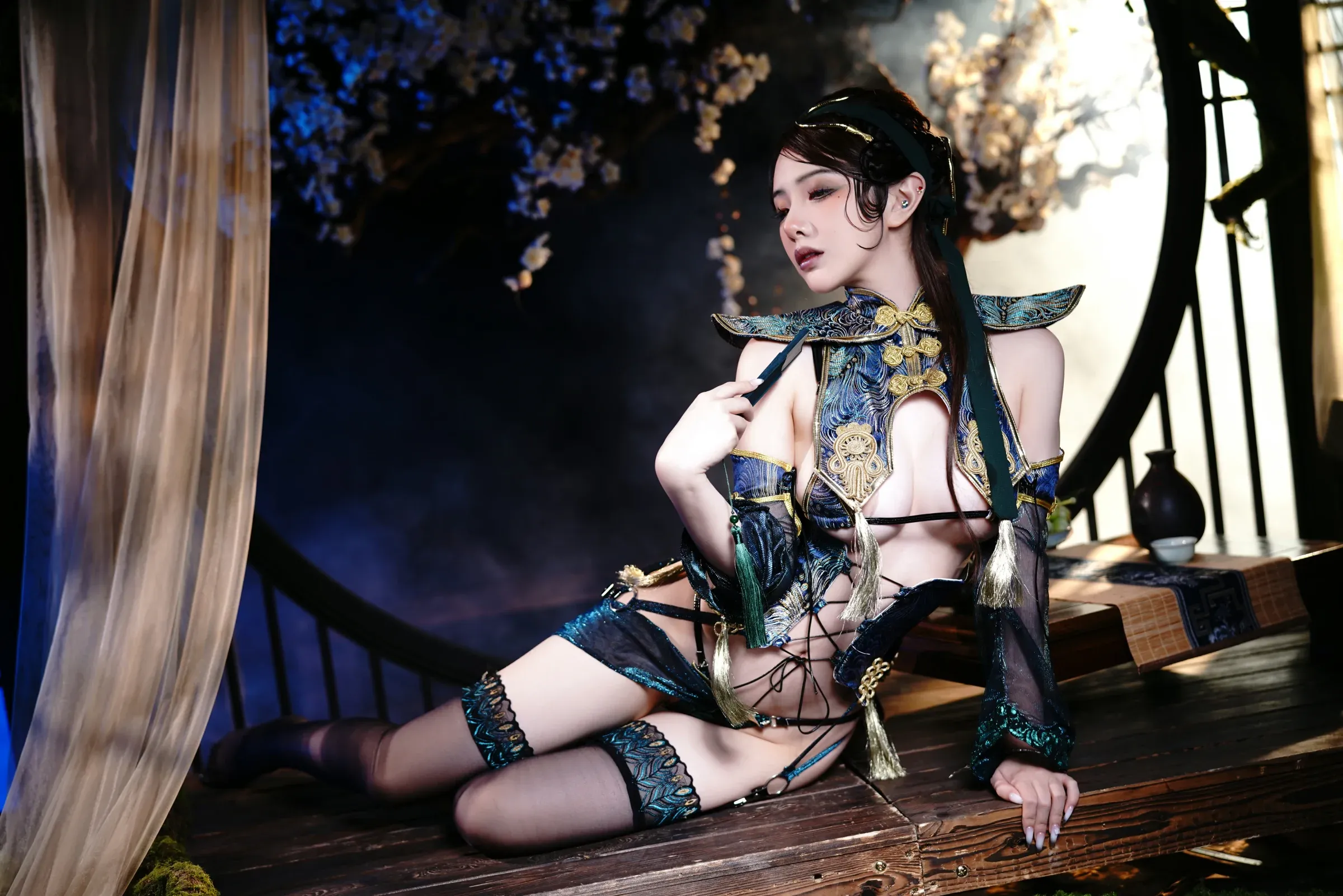 雯妹不讲道理 – 蛇年限定 青蛇 Cosplay-第2张