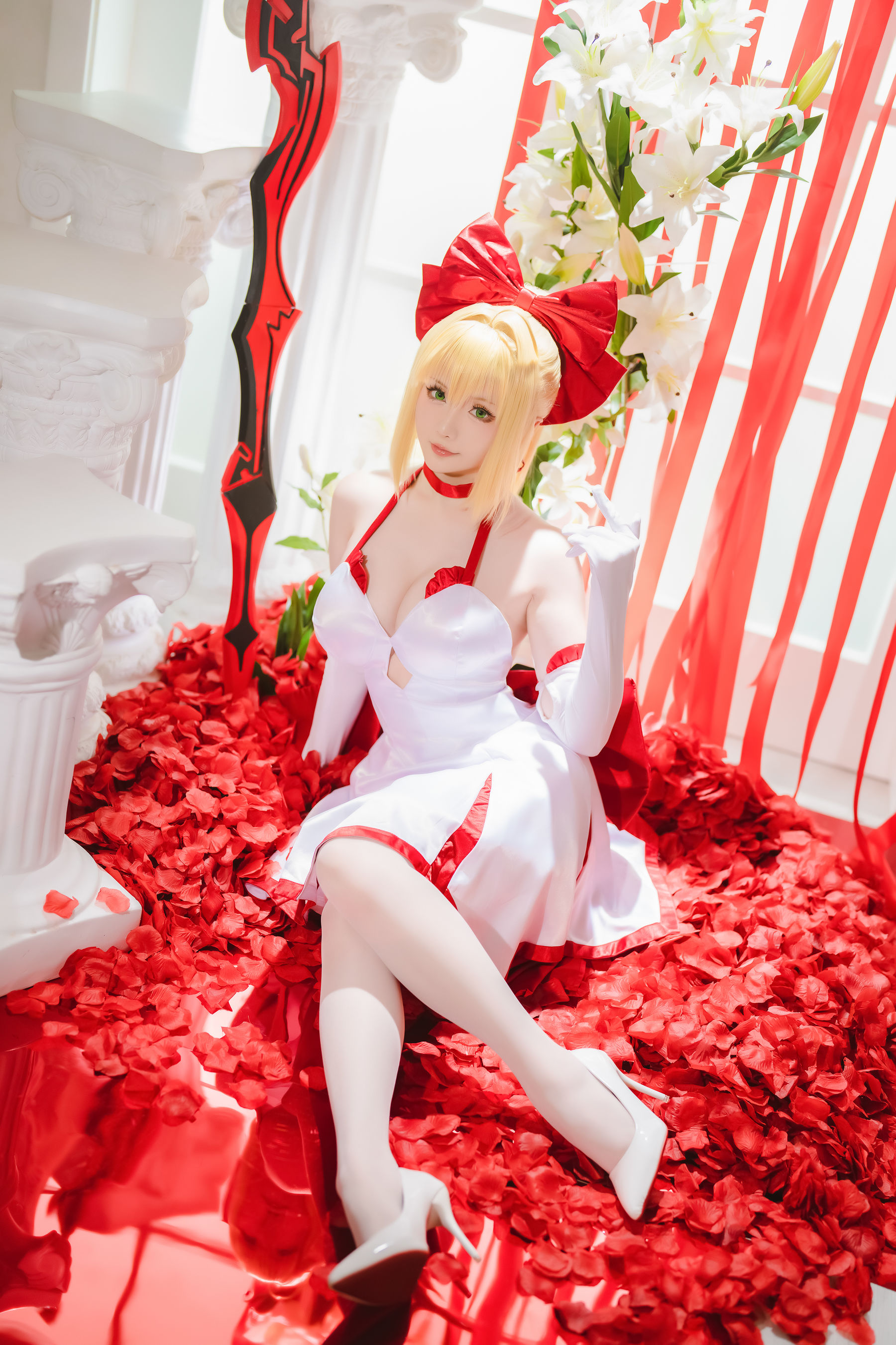 Coser小姐姐星之迟迟 – Fate 尼禄 Cosplay-第3张