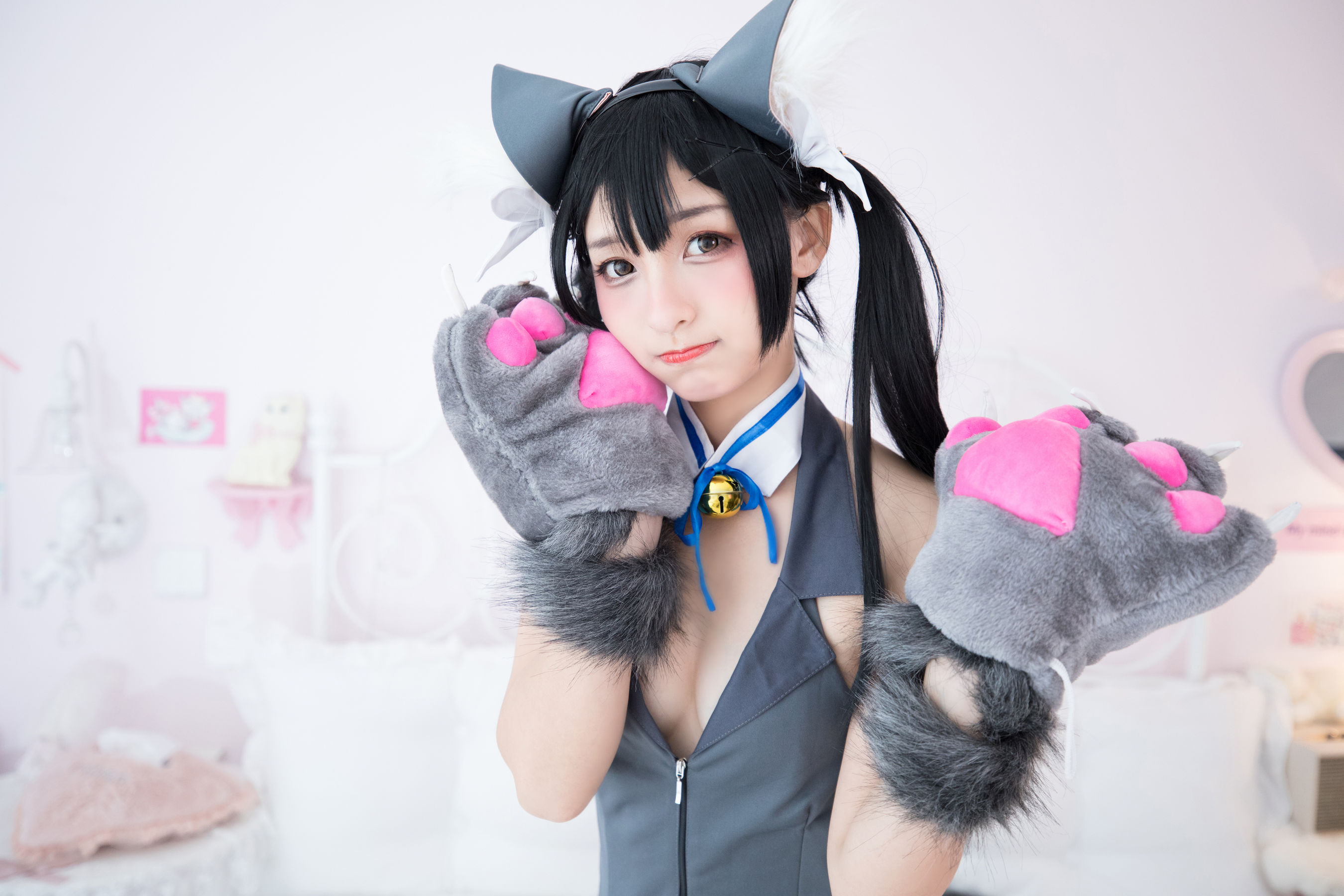 [萝莉COS] 神楽坂真冬 魔法を使えないの日常 Cosplay-第3张