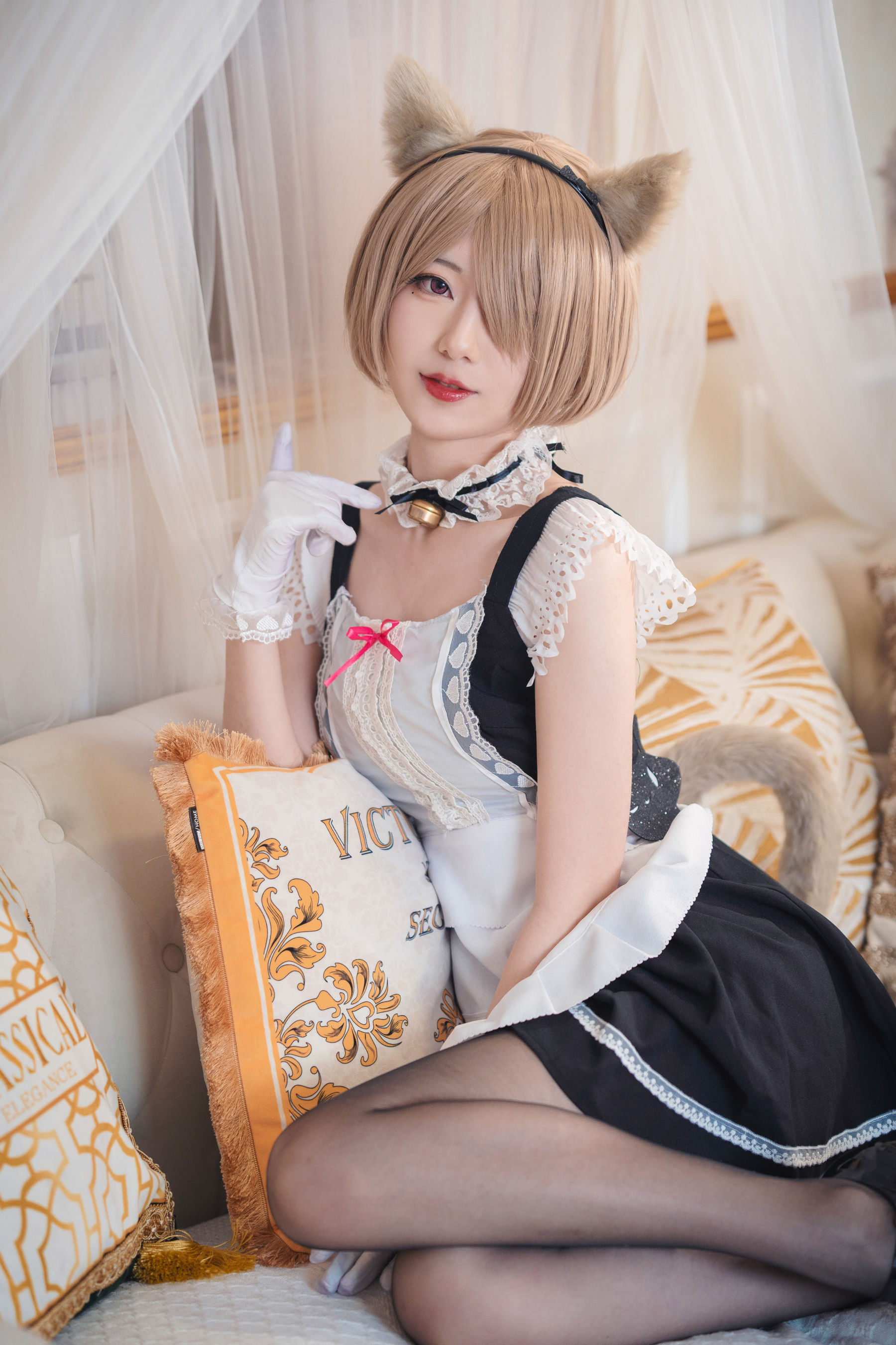 小姐姐弥音音ww – 丽塔 女仆 Cosplay-第6张