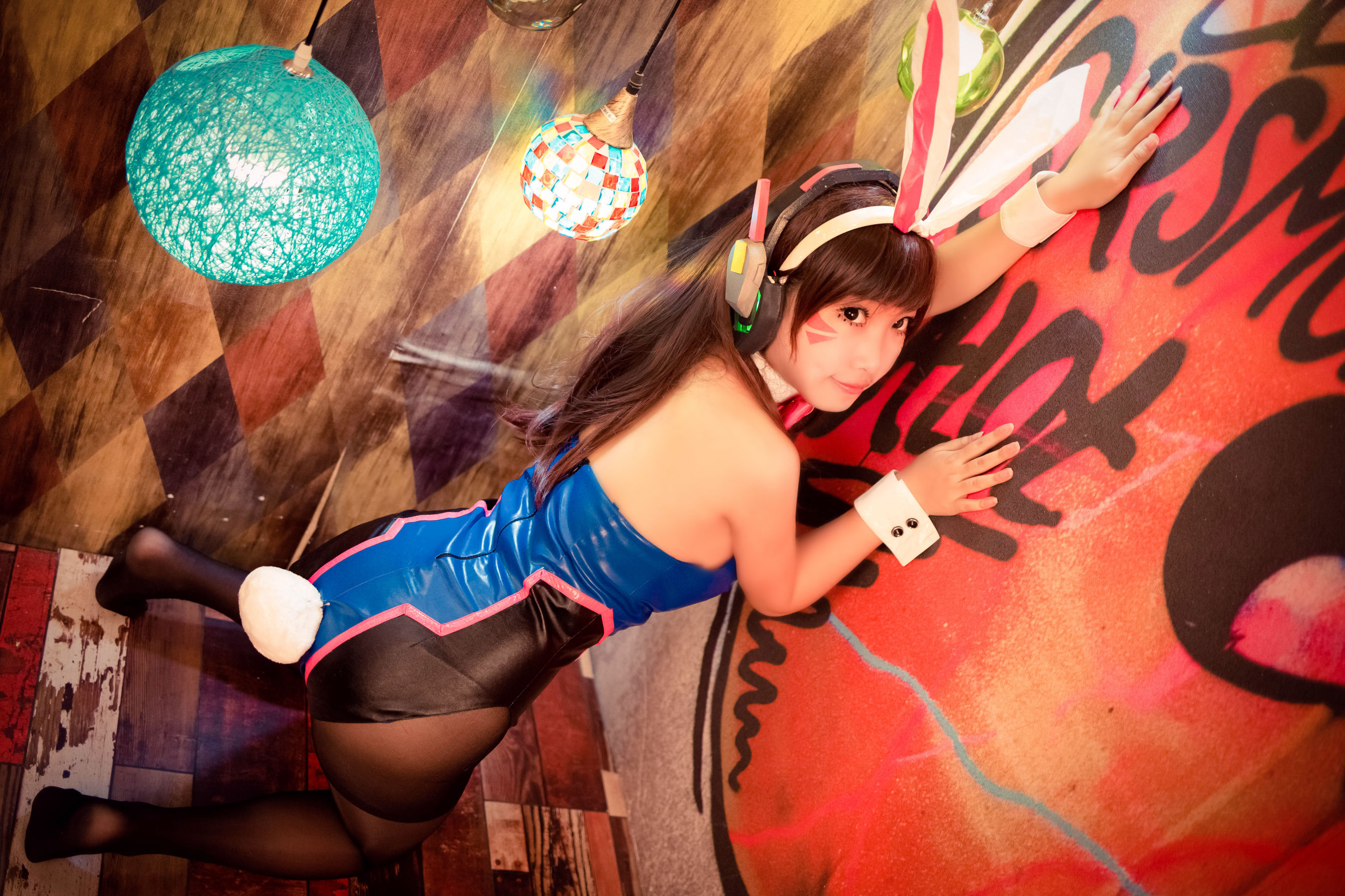 萝莉蜜嘟喵 DVA兔女郎 Cosplay-第5张
