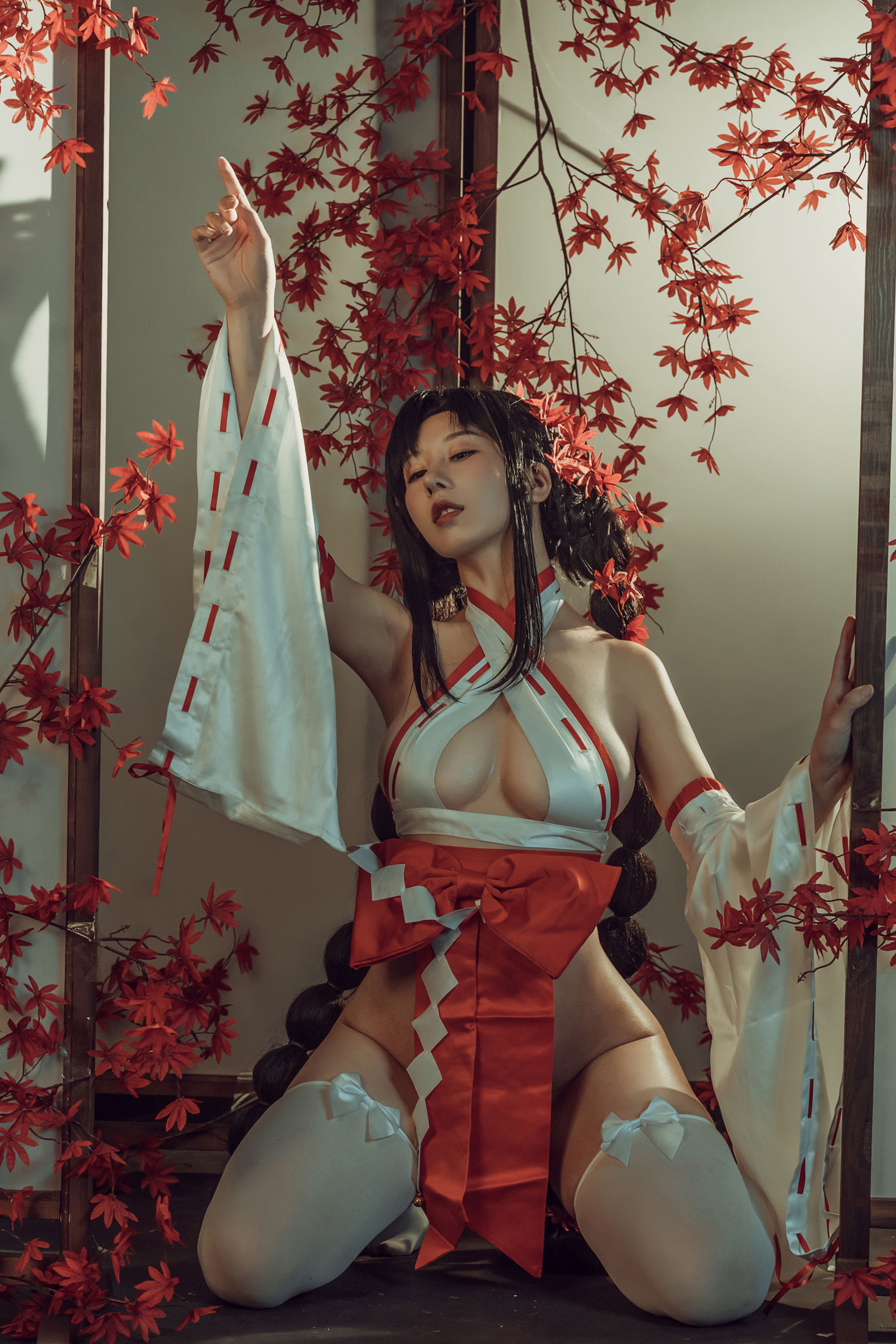 Peach milky – Miko Cosplay-第1张