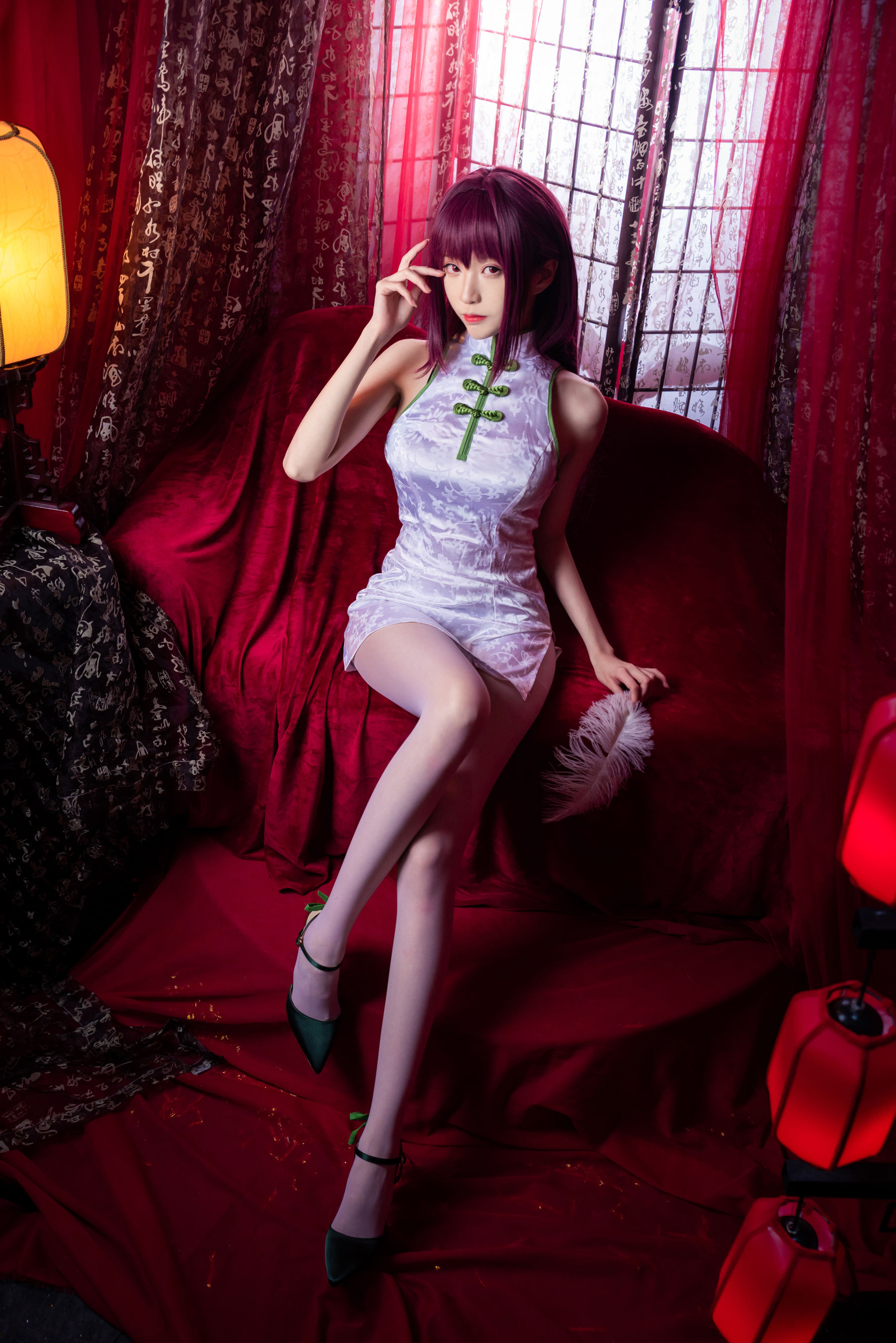 [Cosplay写真] 长腿Coser青青子Js – 斯卡哈2 Cosplay-第15张