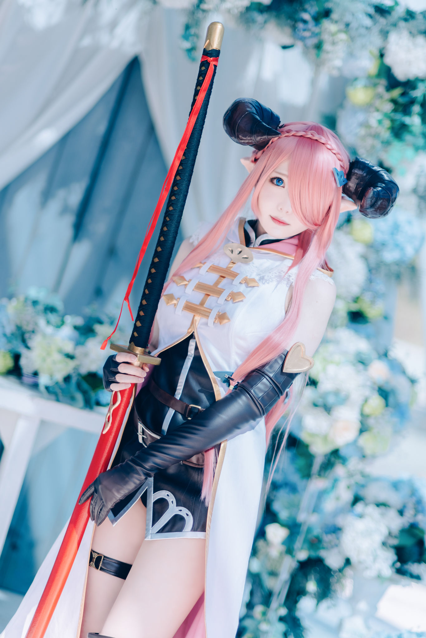 微博妹纸霜月shimo – 碧蓝幻想 娜尔梅亚 Cosplay-第73张