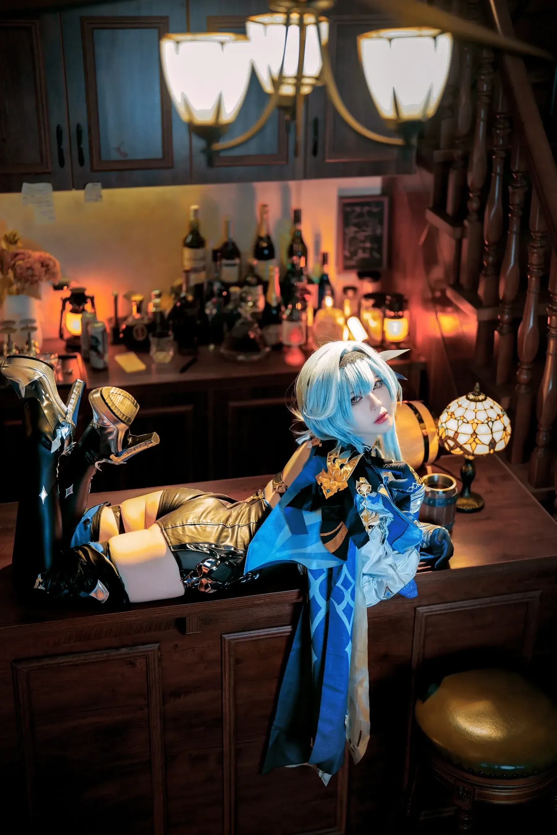 半半子 – 原神优菈 Cosplay-第18张