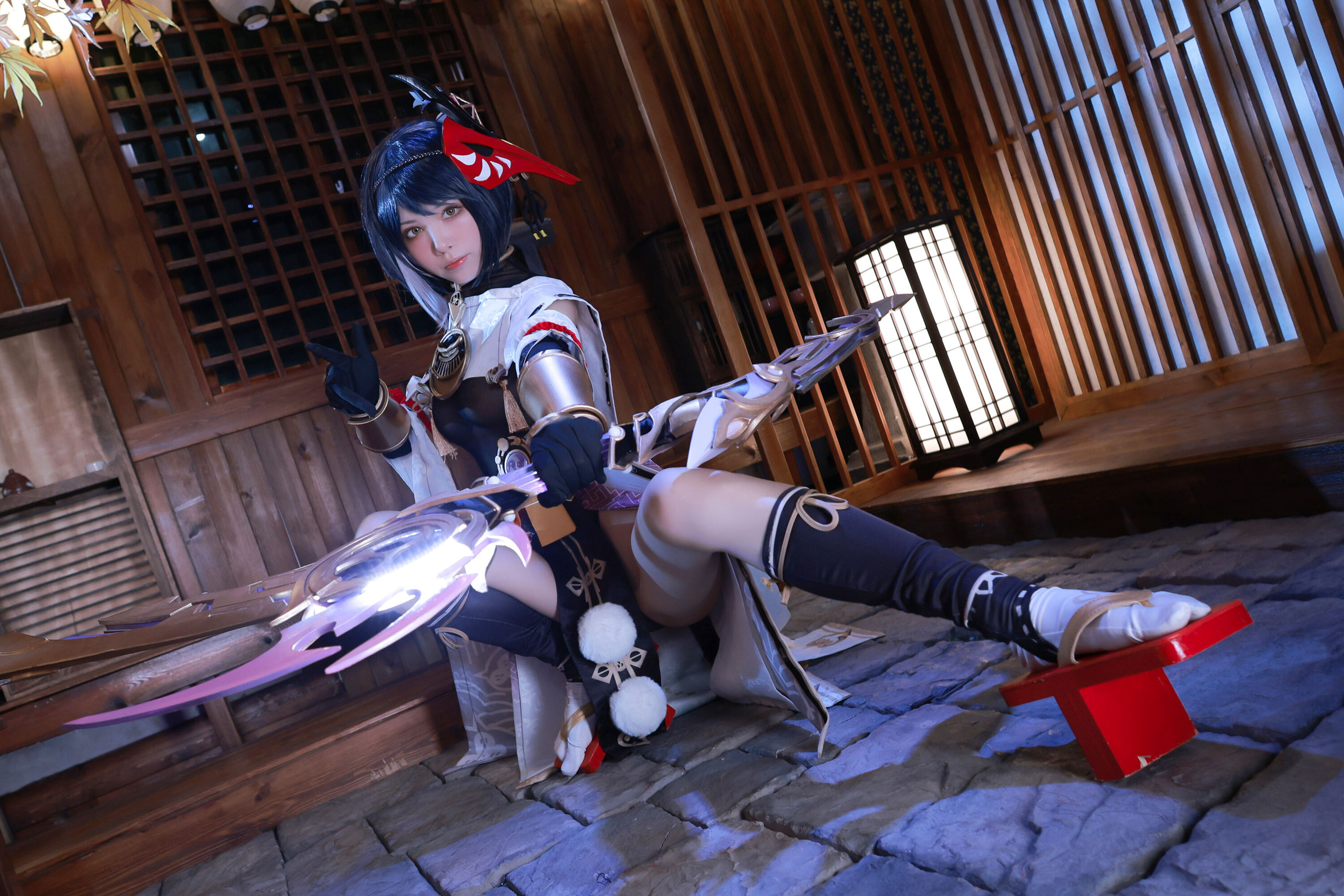 动漫博主水淼aqua – 九条裟羅 Cosplay-第5张