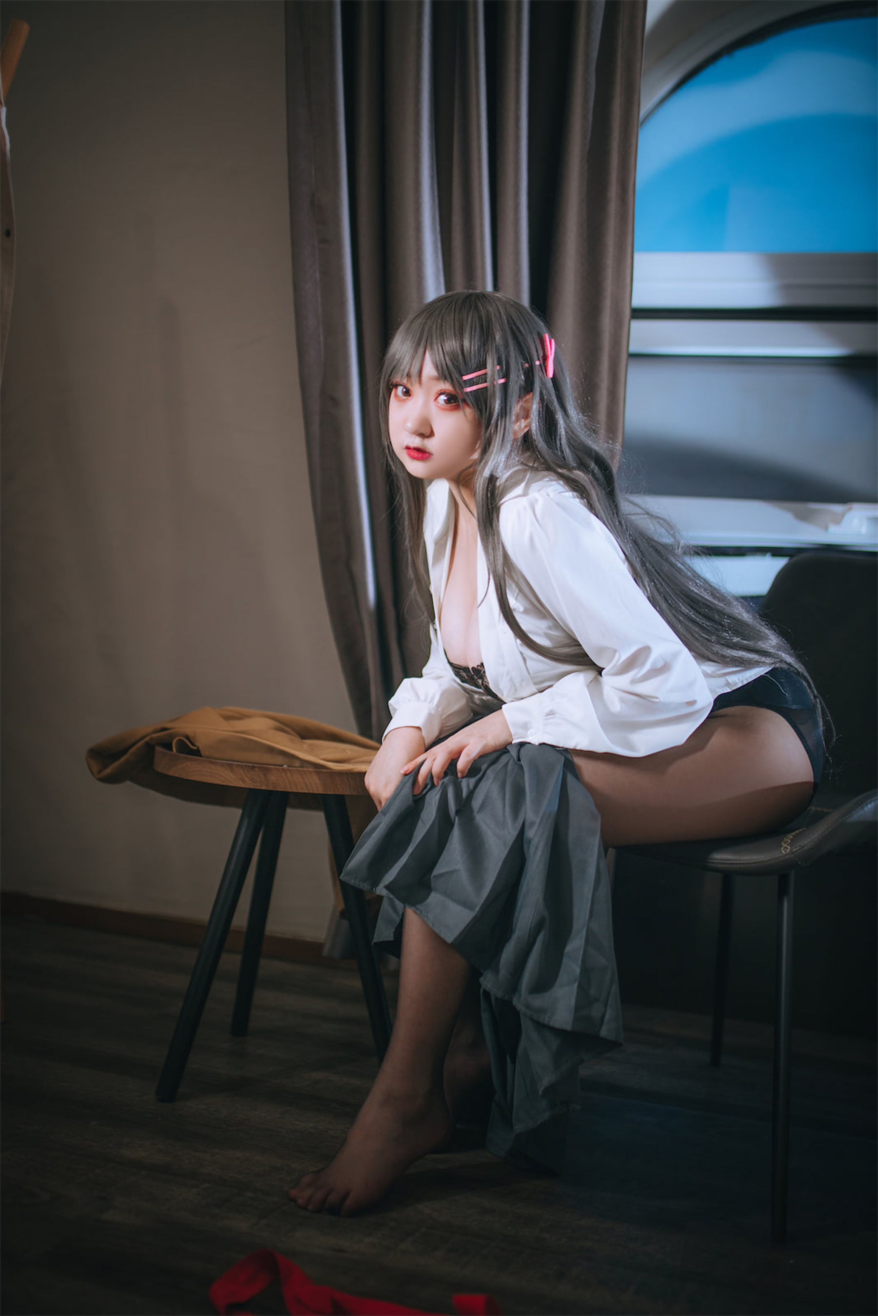 动漫博主恩田直幸 – 麻衣学姐 Cosplay-第13张