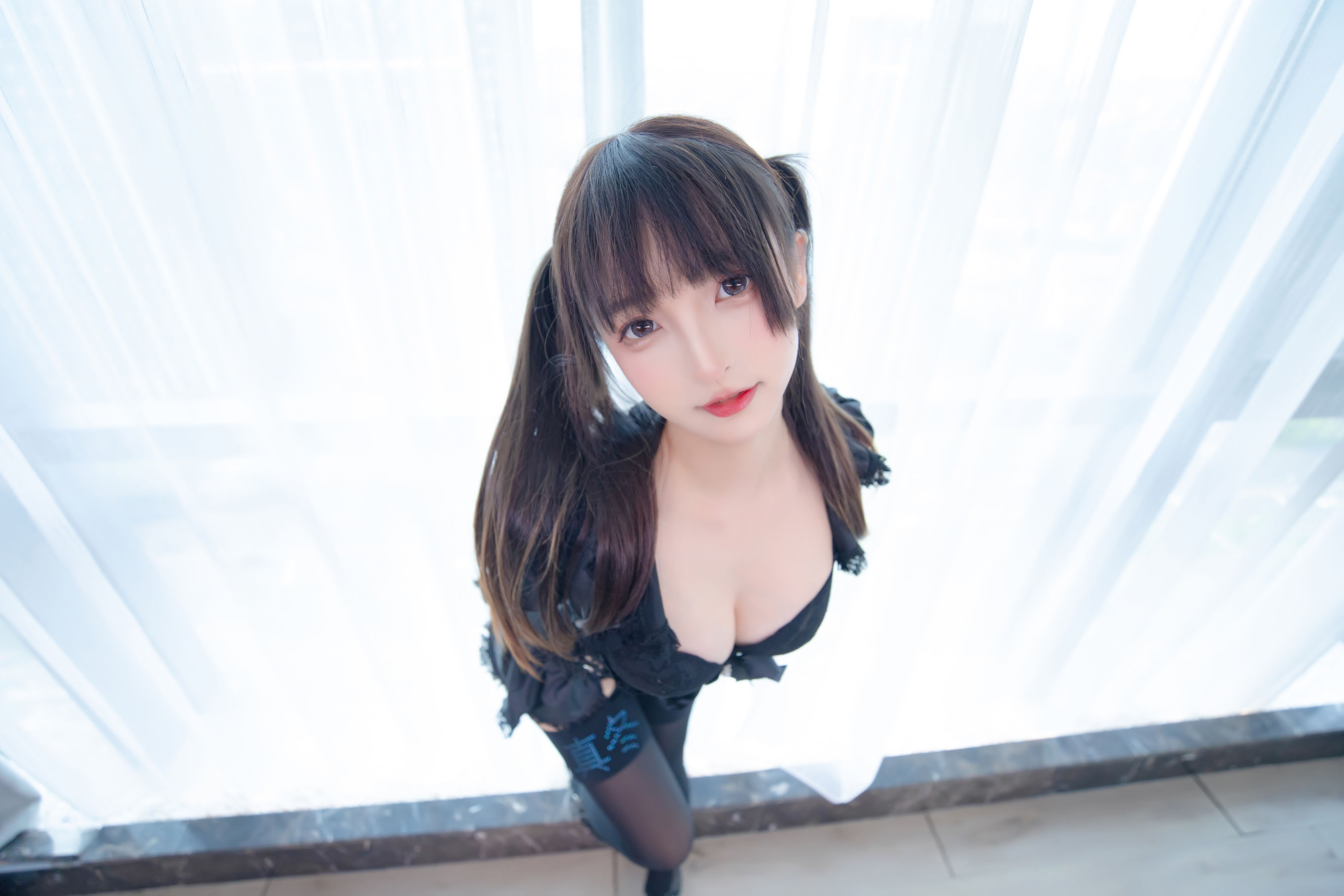 萝莉神楽板真冬 之足底星光 Cosplay-第30张
