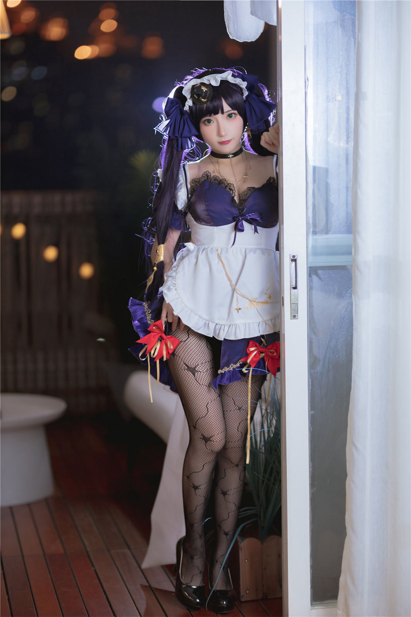 是三不是世w – 原神莫娜女仆 Cosplay-第4张