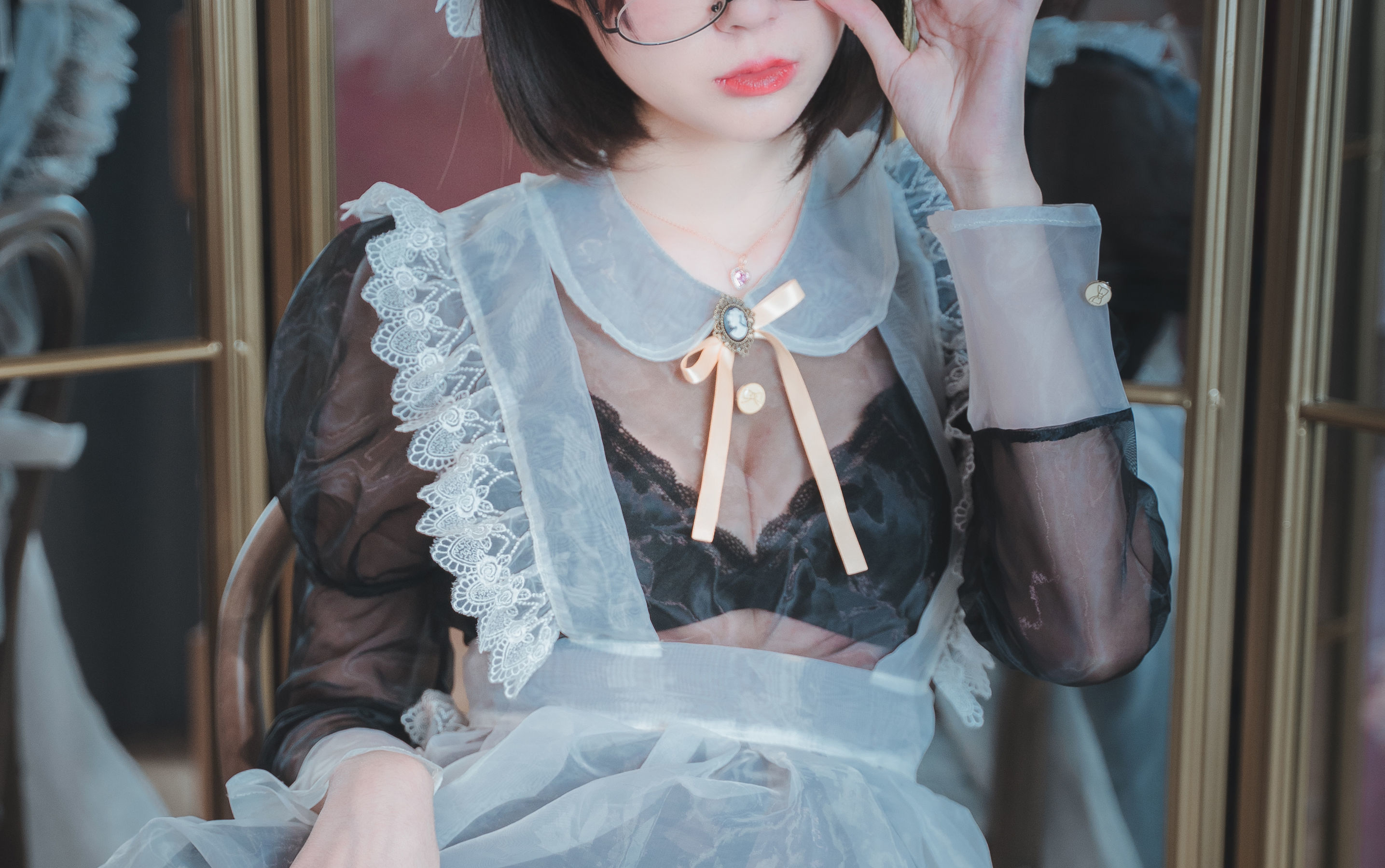 西园寺南歌 – 透明女仆 Cosplay-第18张