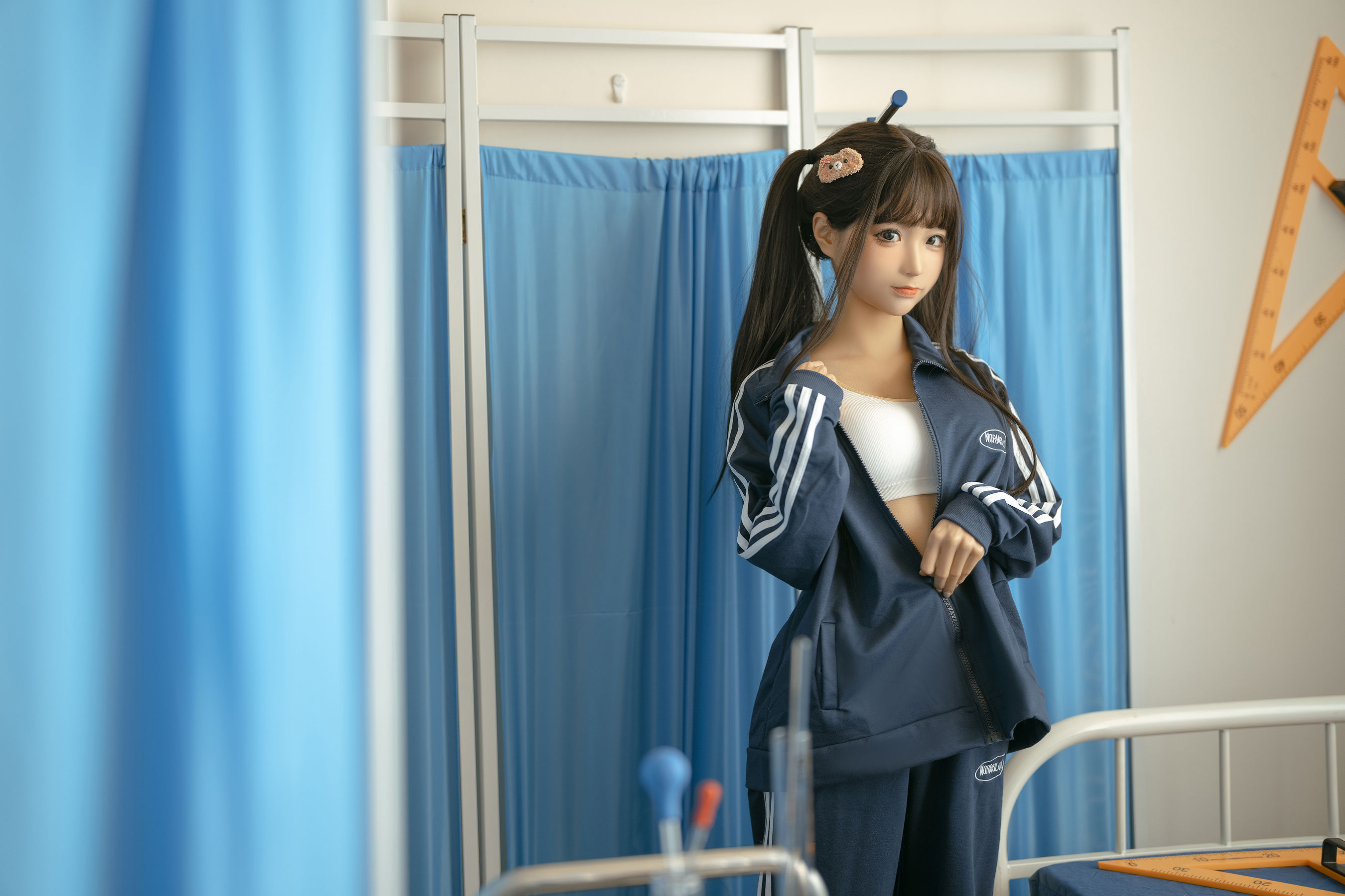 动漫博主蠢沫沫 – 身体検査で Cosplay-第119张