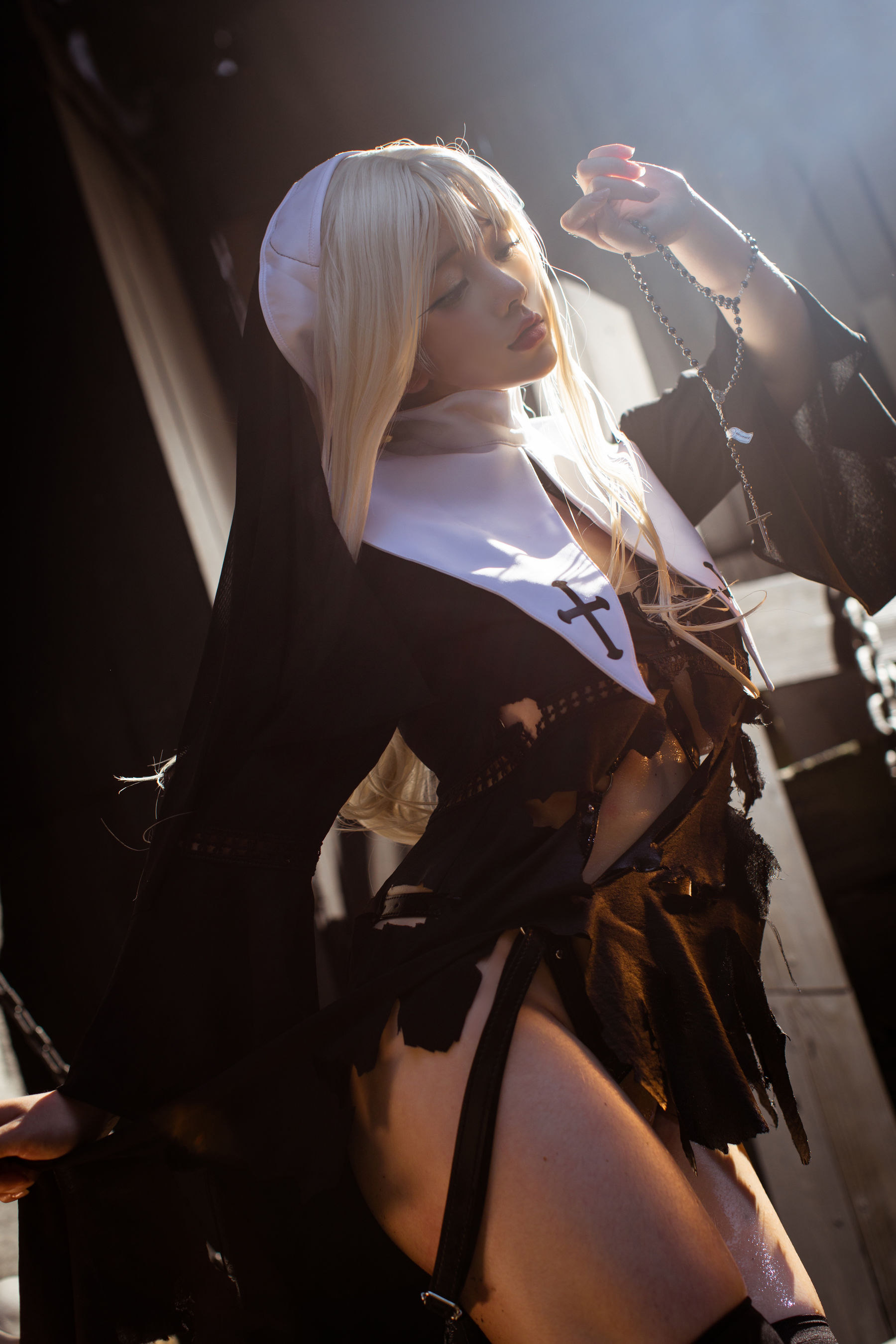 NinJA阿寨寨 – 赎罪修女 Cosplay-第8张