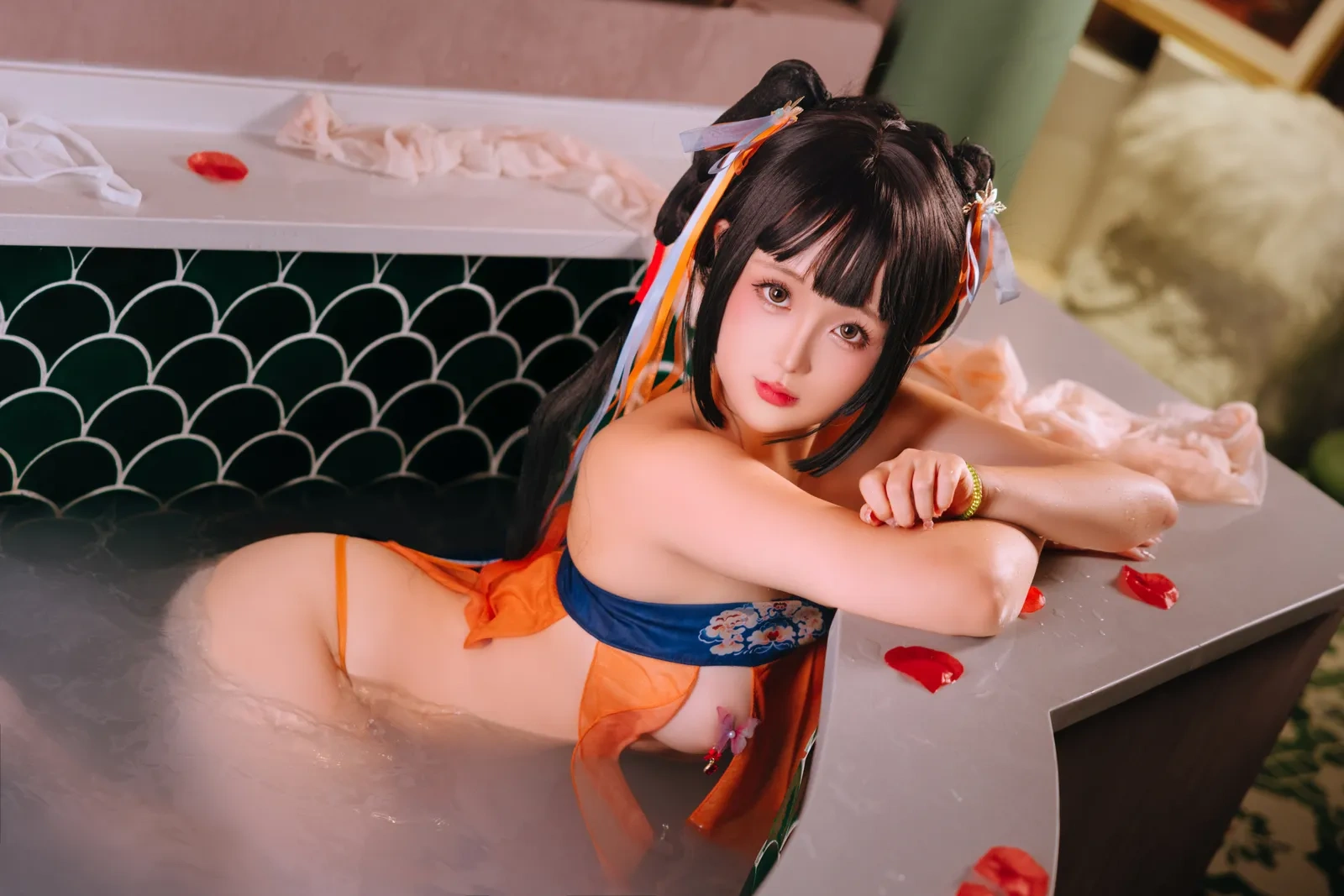 日奈娇 – 鸳鸯浴 Cosplay-第12张