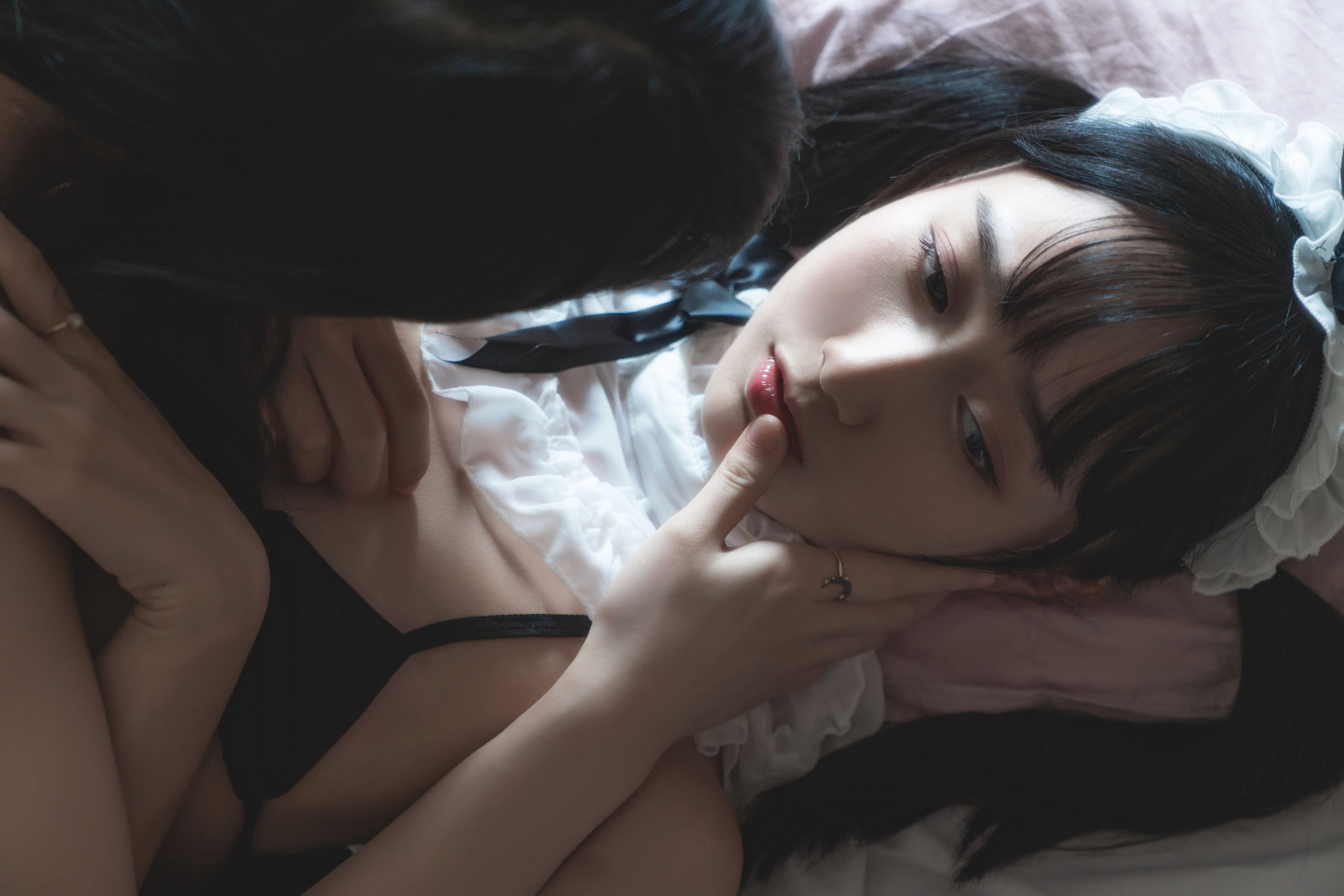 萌系小姐姐木绵绵OwO桜桃喵 暮(黑裙×妹抖) Cosplay-第32张