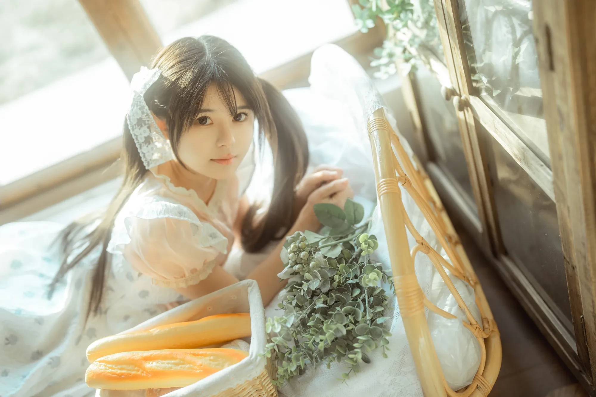 rua阮阮 – 花房 小裙子 Cosplay-第14张