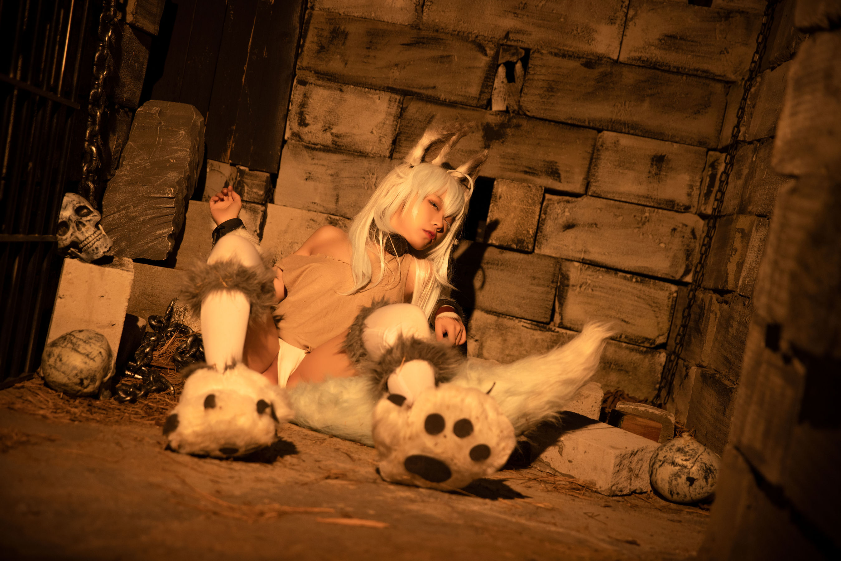 动漫博主G44不会受伤 – 地牢刹那常服 Cosplay-第25张