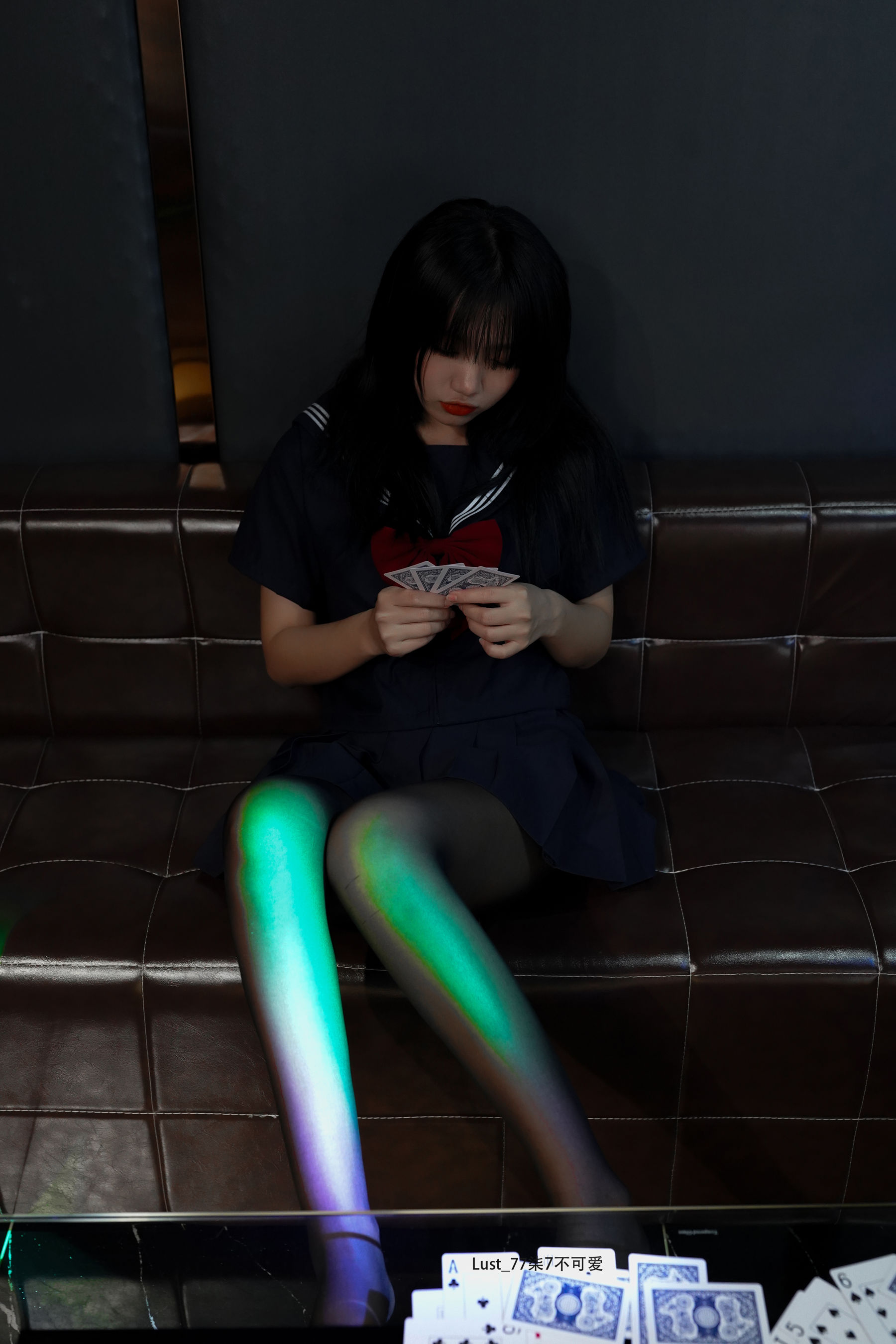 动漫博主柒柒要乖哦 – 反差JK少女 Cosplay-第47张