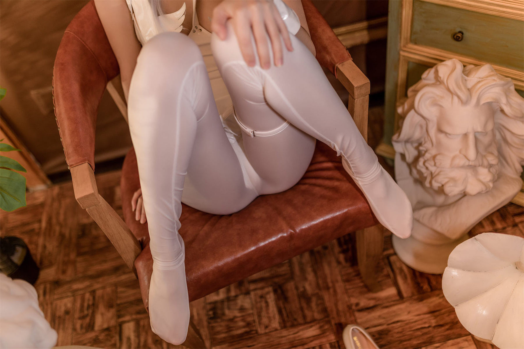 杏仁曲奇 – 碧蓝航线 恶毒白兔 Cosplay-第33张
