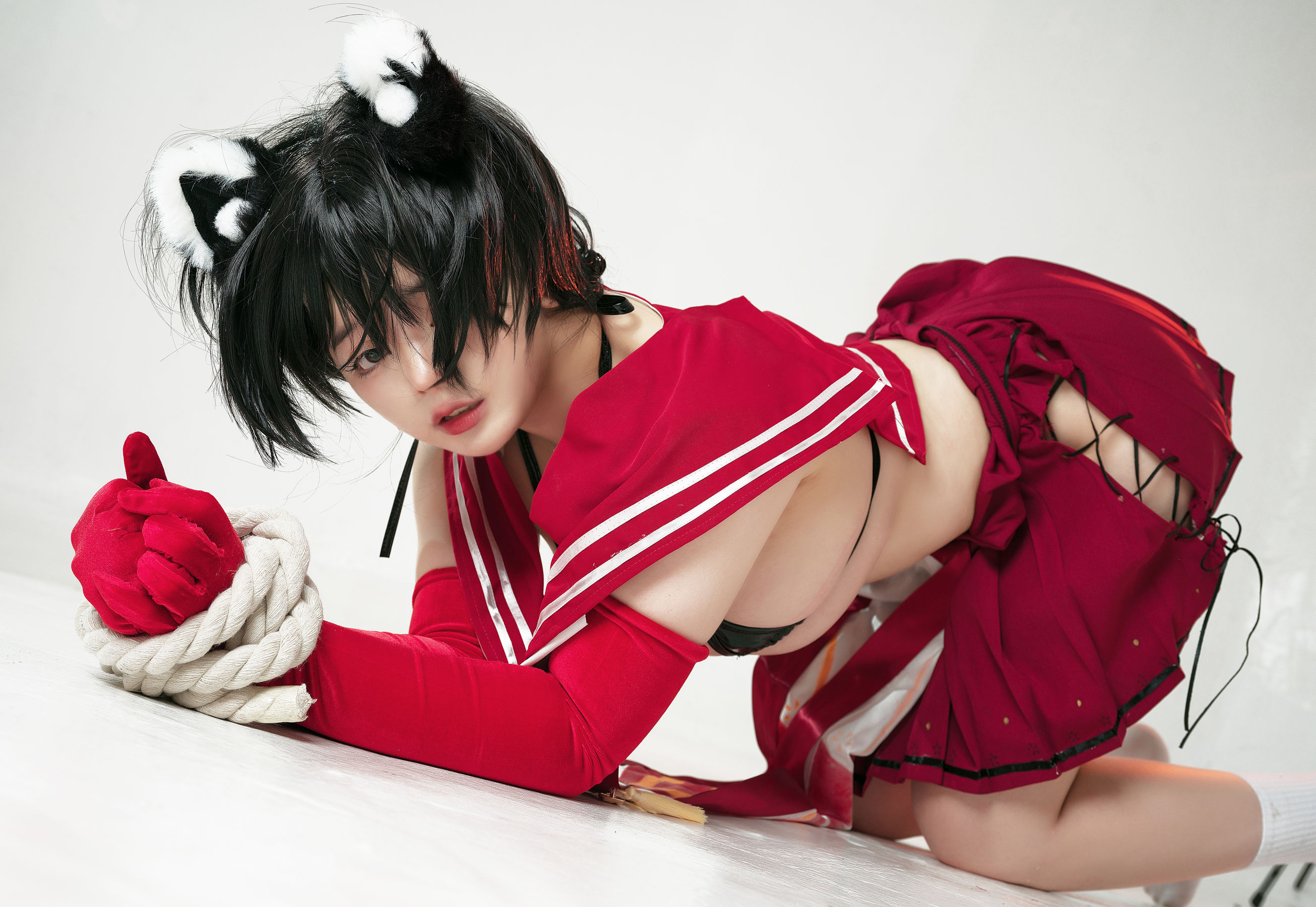 NinJA阿寨寨 – 椿 Cosplay-第5张