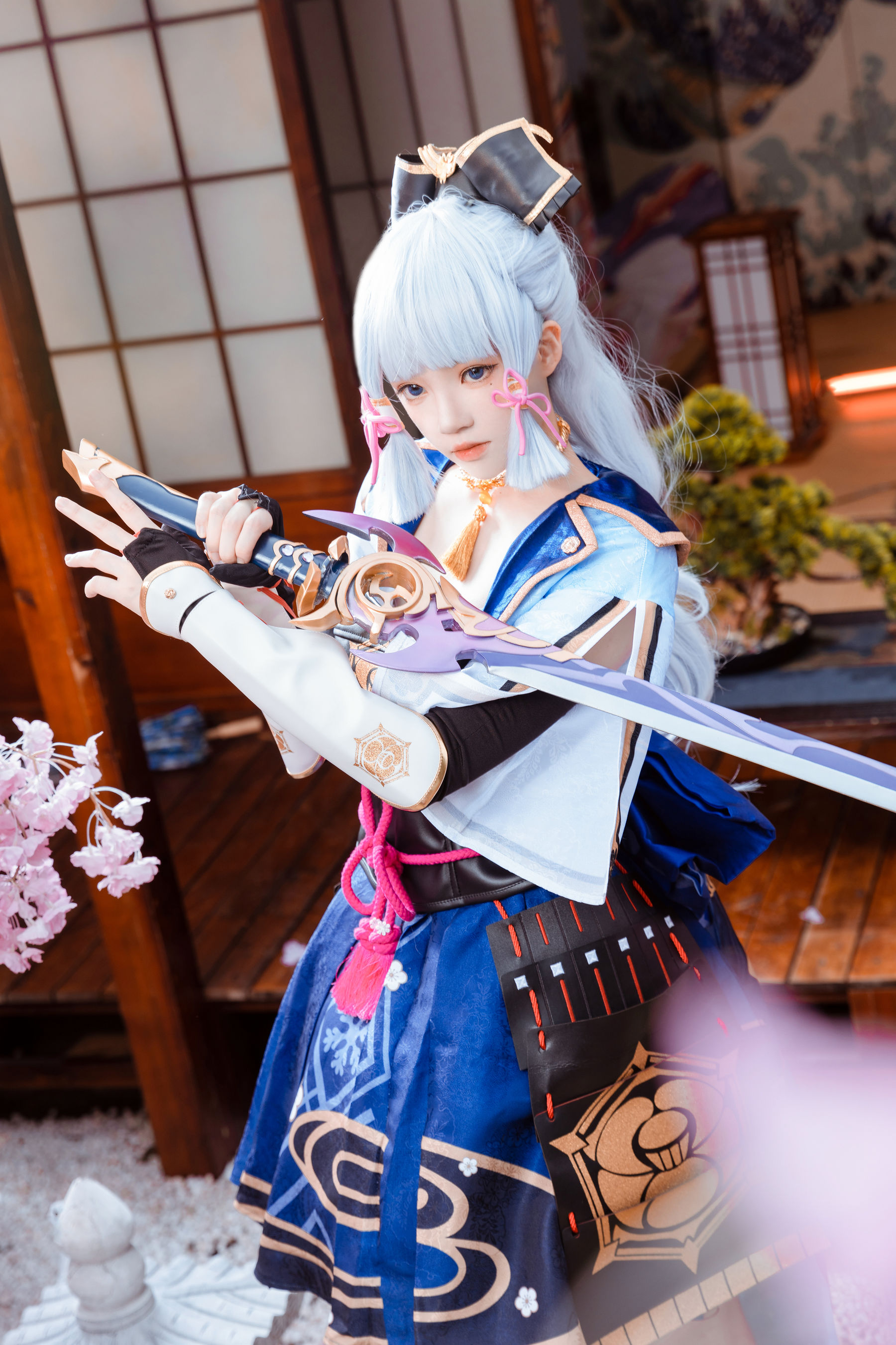 桜桃喵 – 神里绫华 Cosplay-第31张
