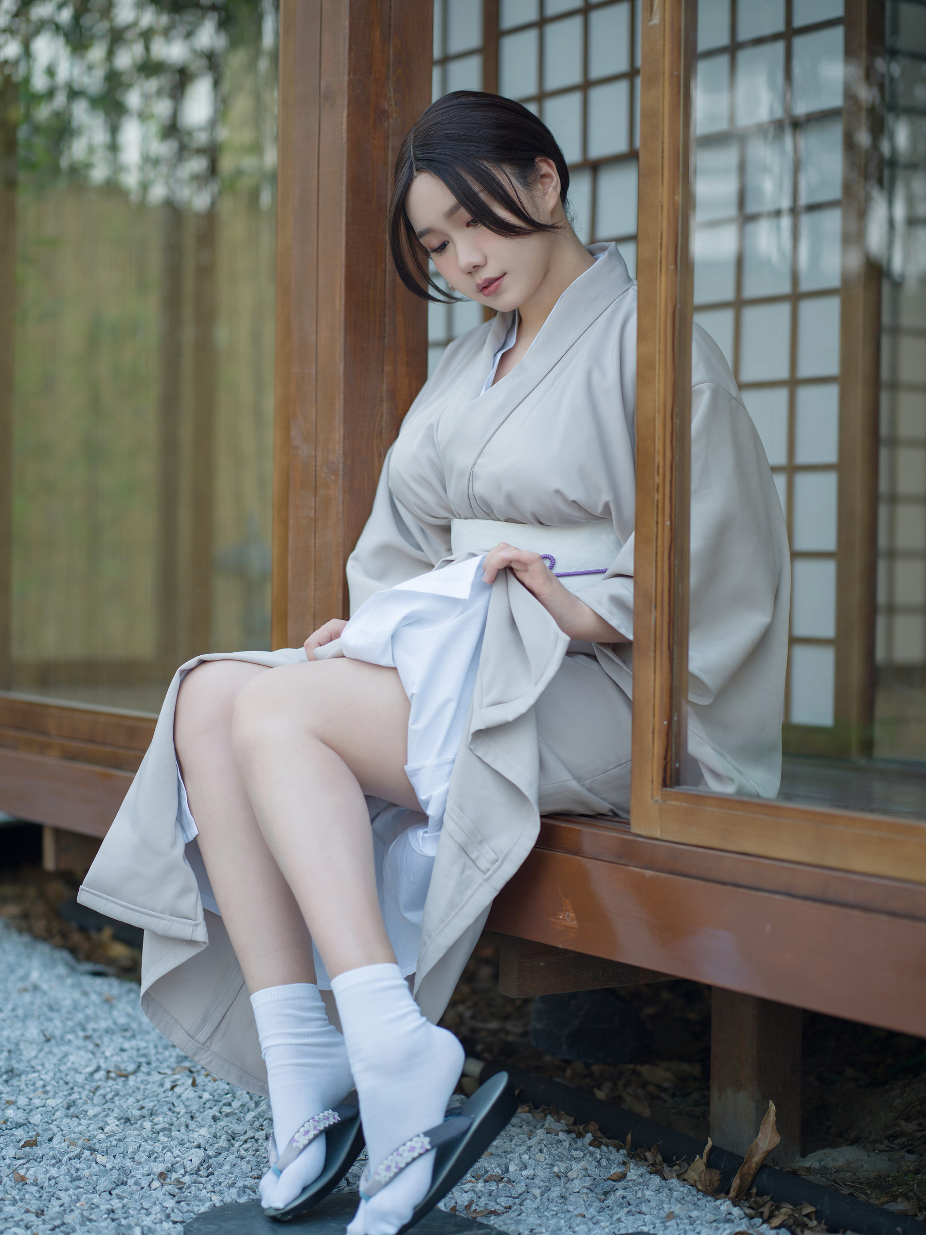 麻花麻花酱 – 兽耳和服 Cosplay-第13张