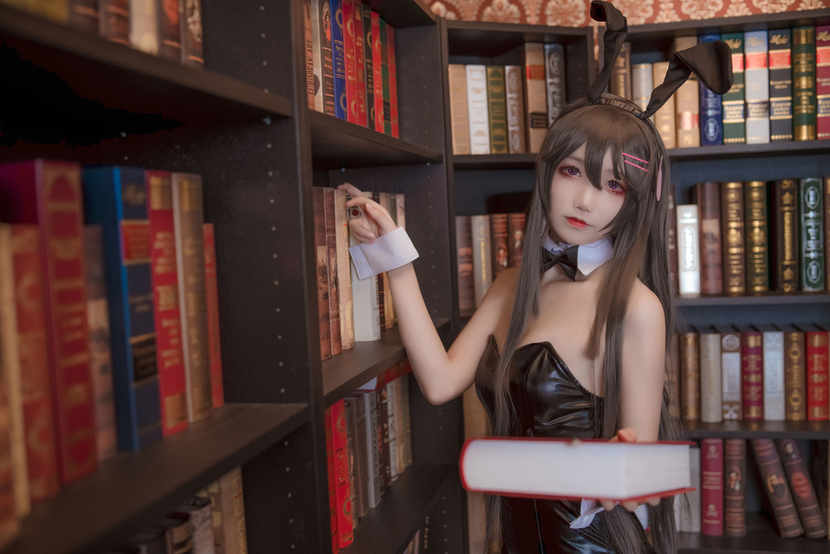 [萝莉COS] 清纯少女五更百鬼 – 樱岛麻衣兔女郎 Cosplay-第15张