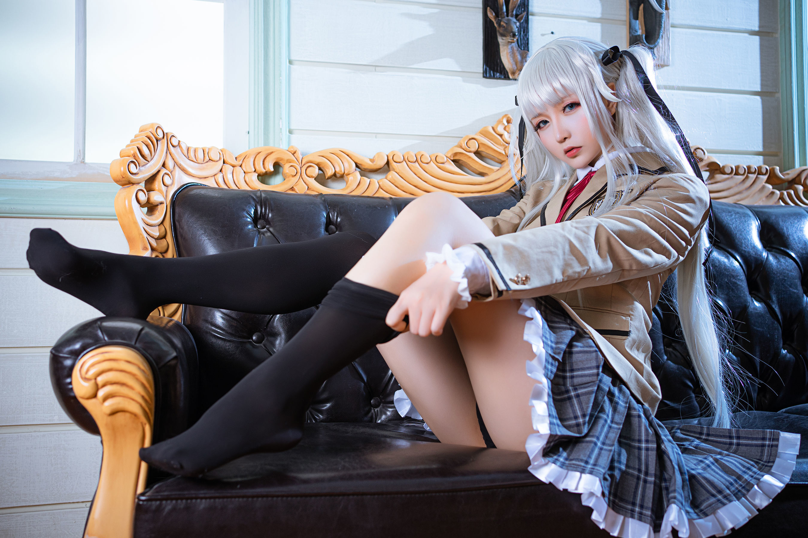 Coser小姐姐星之迟迟 – 篝之雾枝 JK Cosplay-第5张