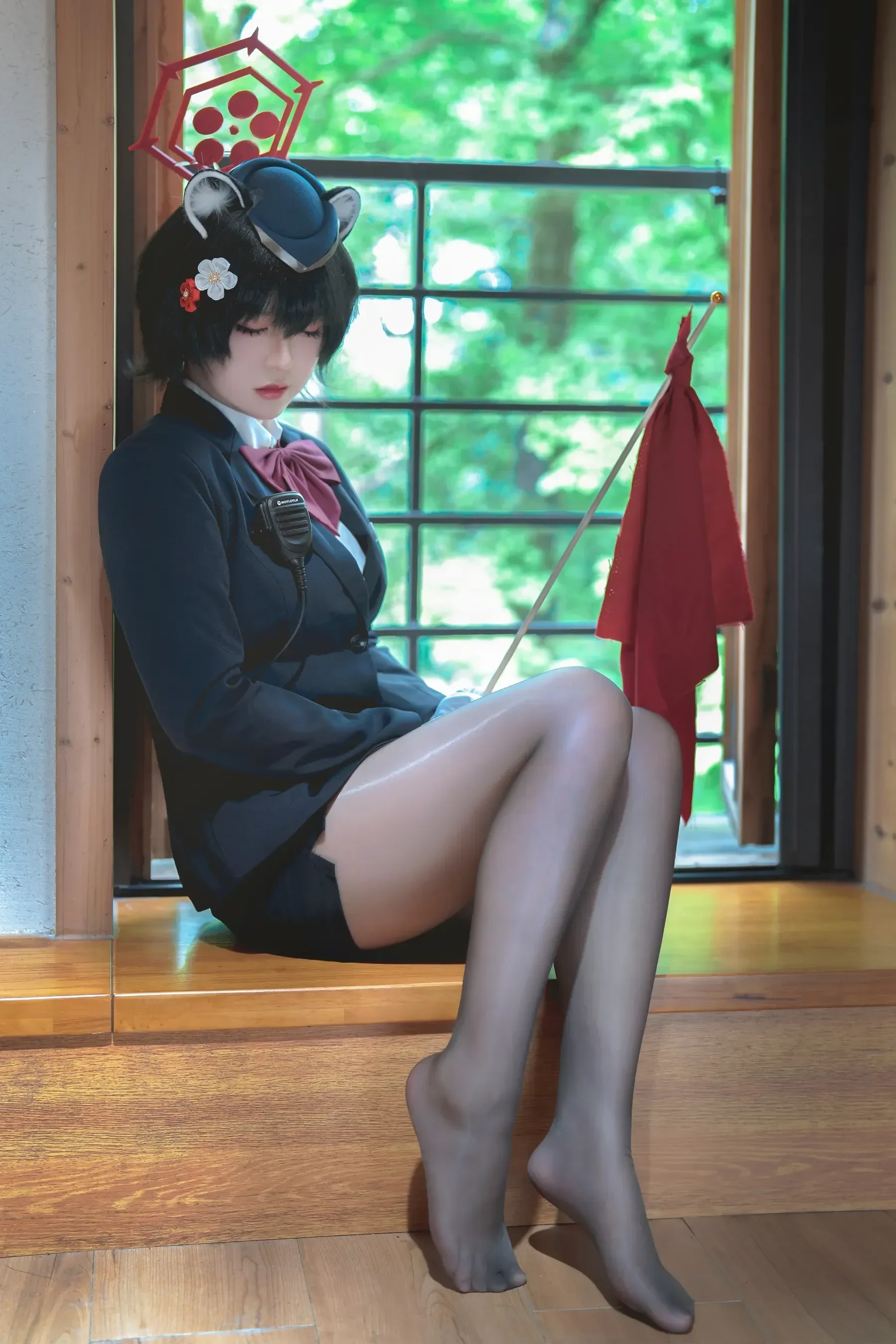 半半子 – ガイド春日ツバキ Cosplay-第17张