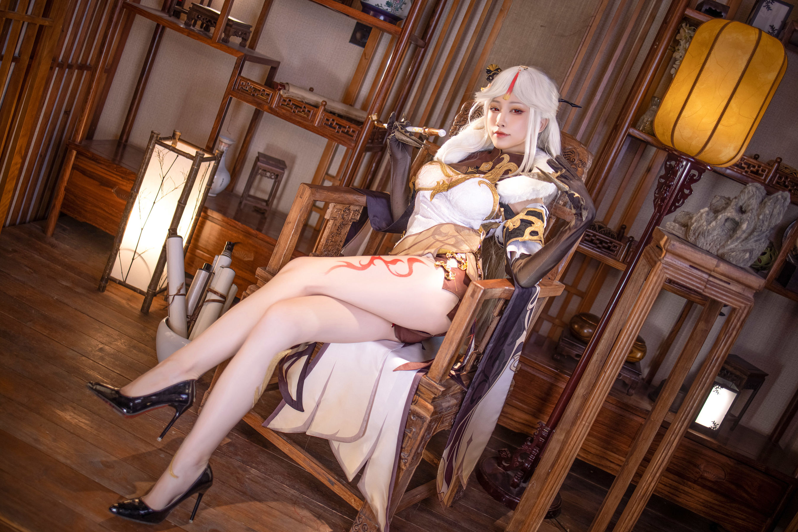 动漫博主水淼aqua – 凝光 Cosplay-第2张