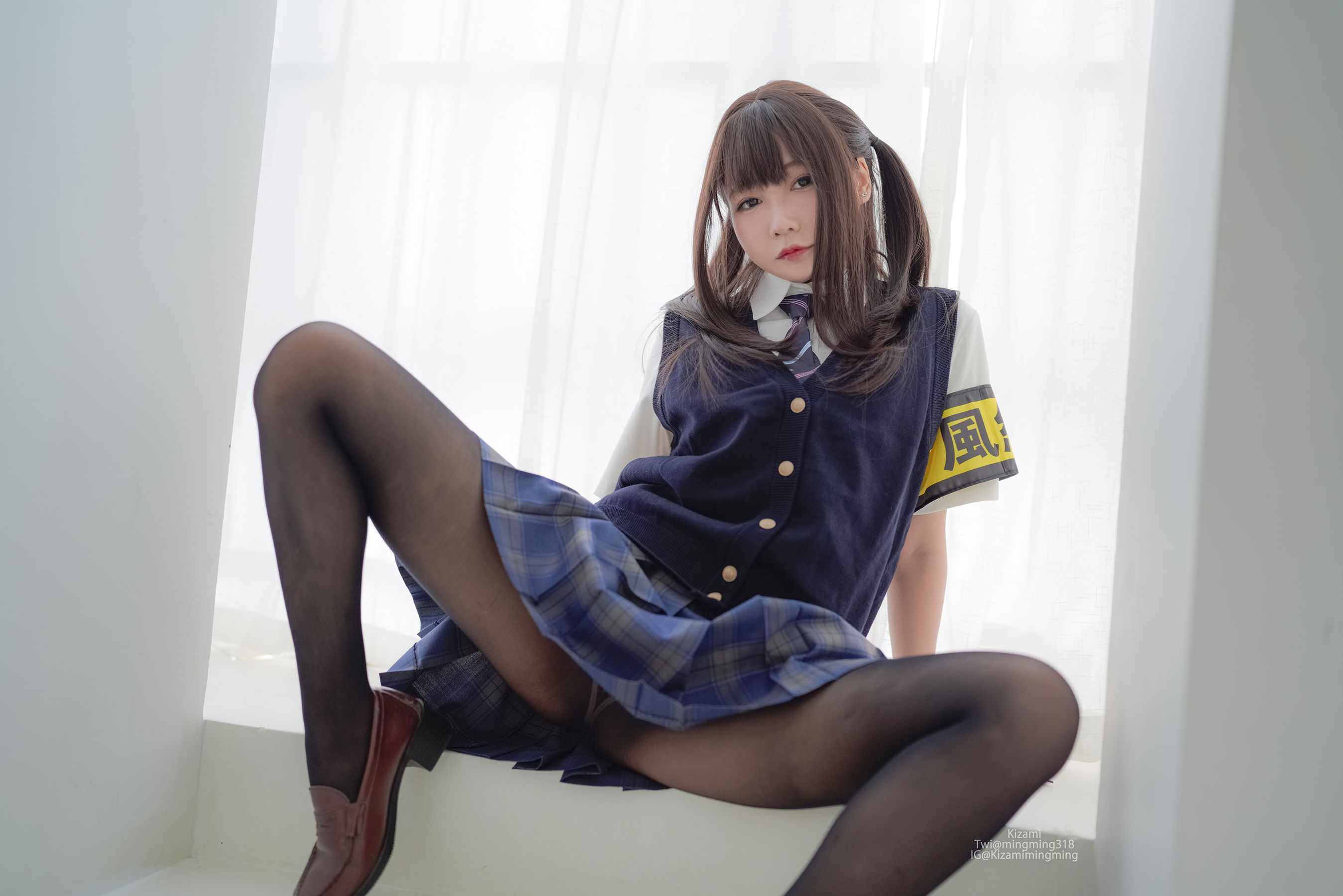 銘銘Kizami – JK黑丝 Cosplay-第28张