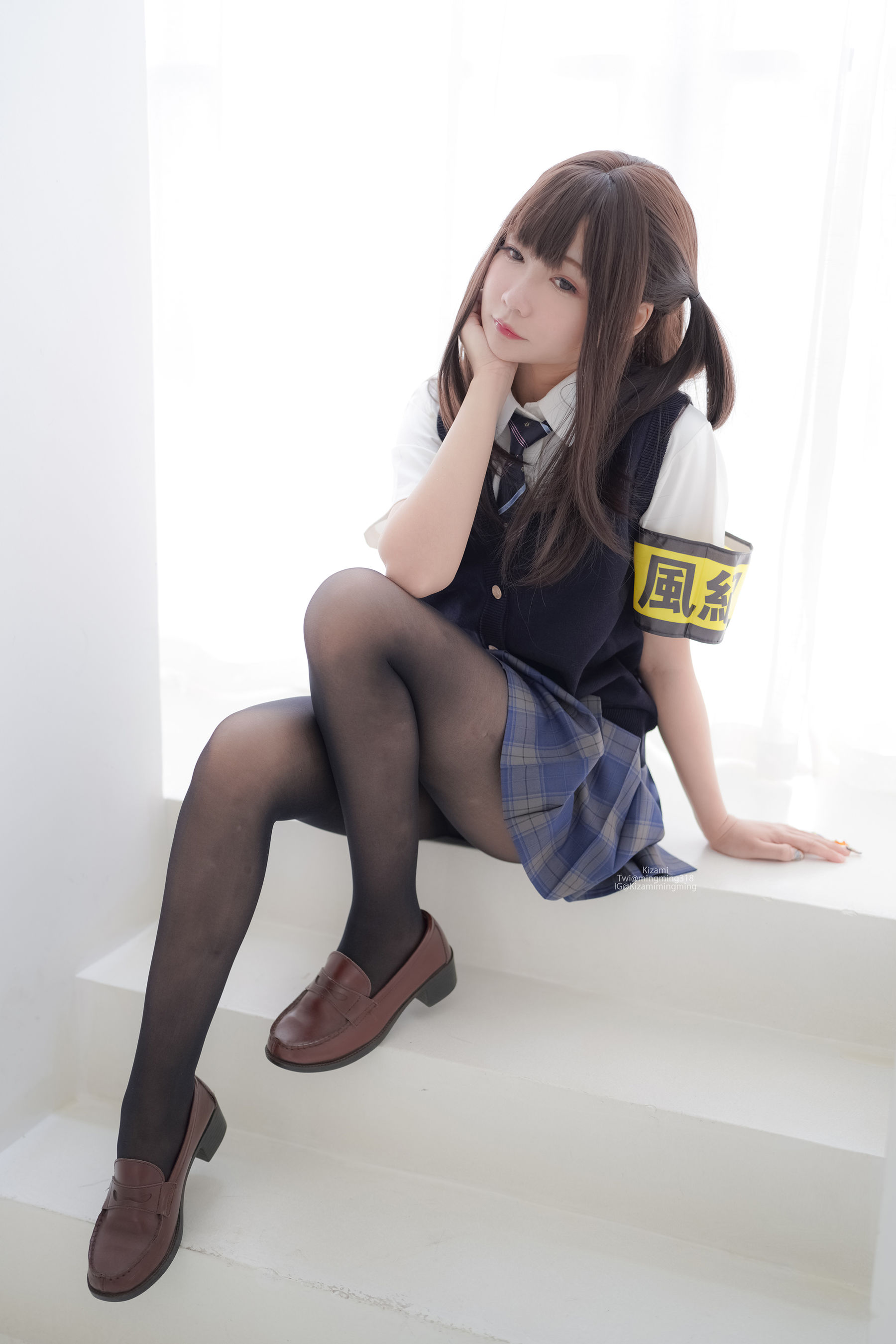 銘銘Kizami – JK黑丝 Cosplay-第38张