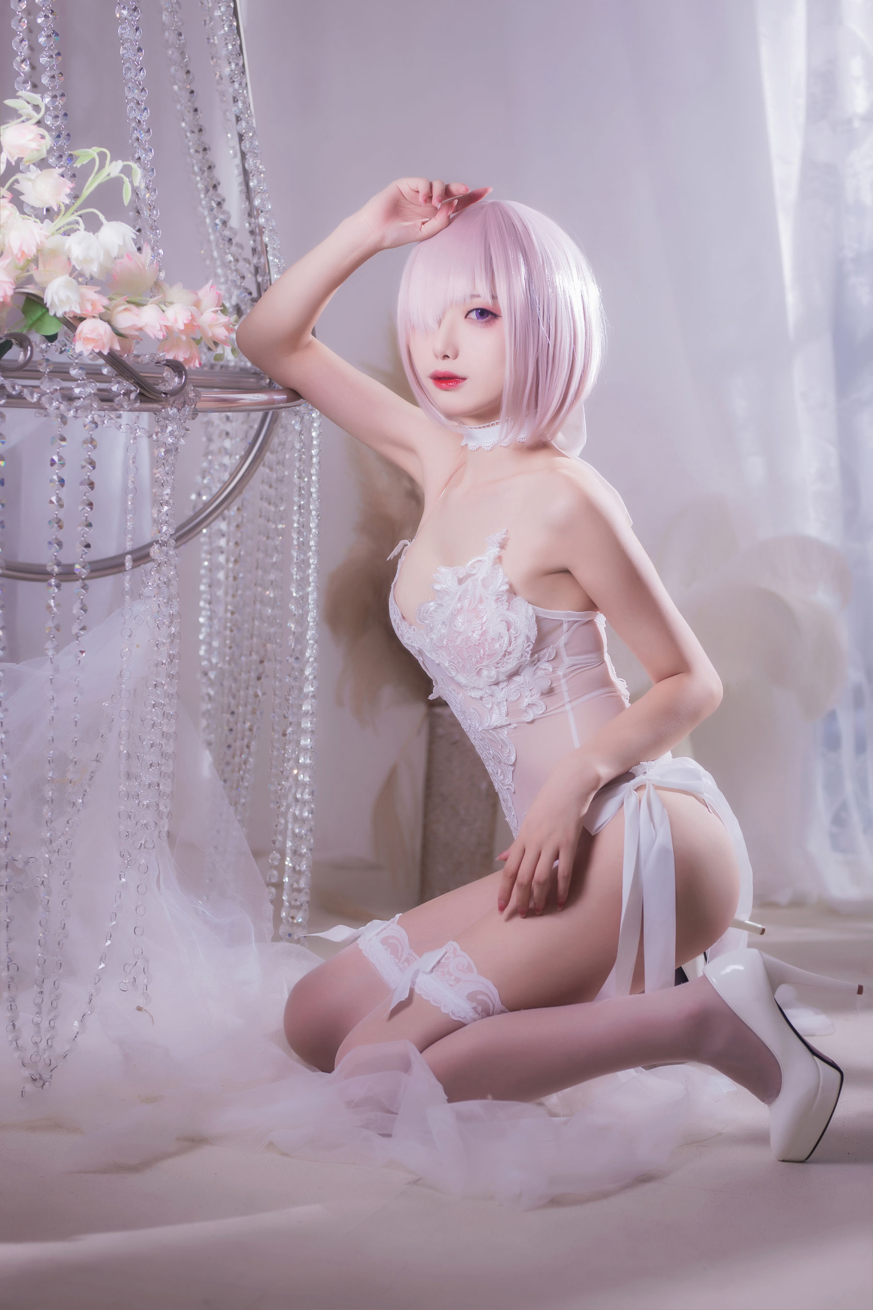 动漫博主封疆疆v – 婚纱玛修 Cosplay-第7张